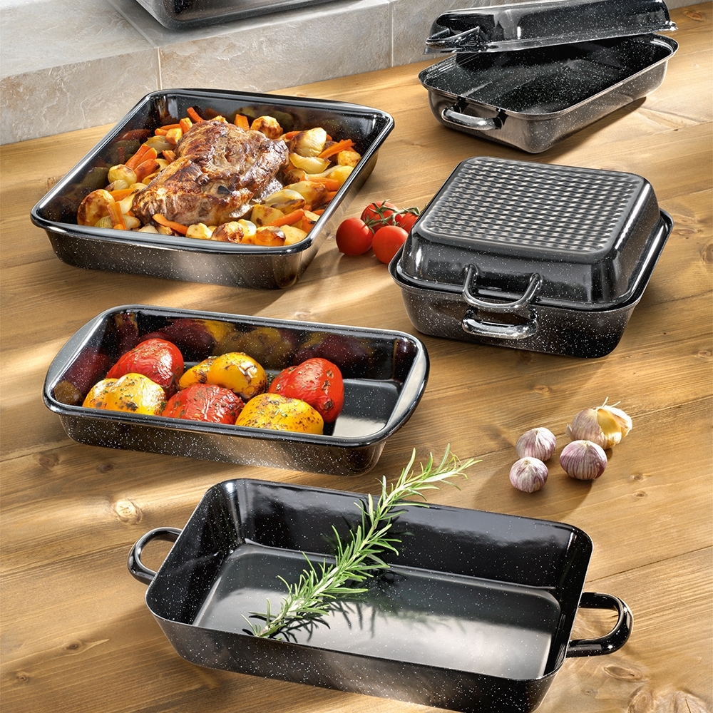 Riess CLASSIC - Back- und Bratformen - Bratpfanne mit Deckel 32x22