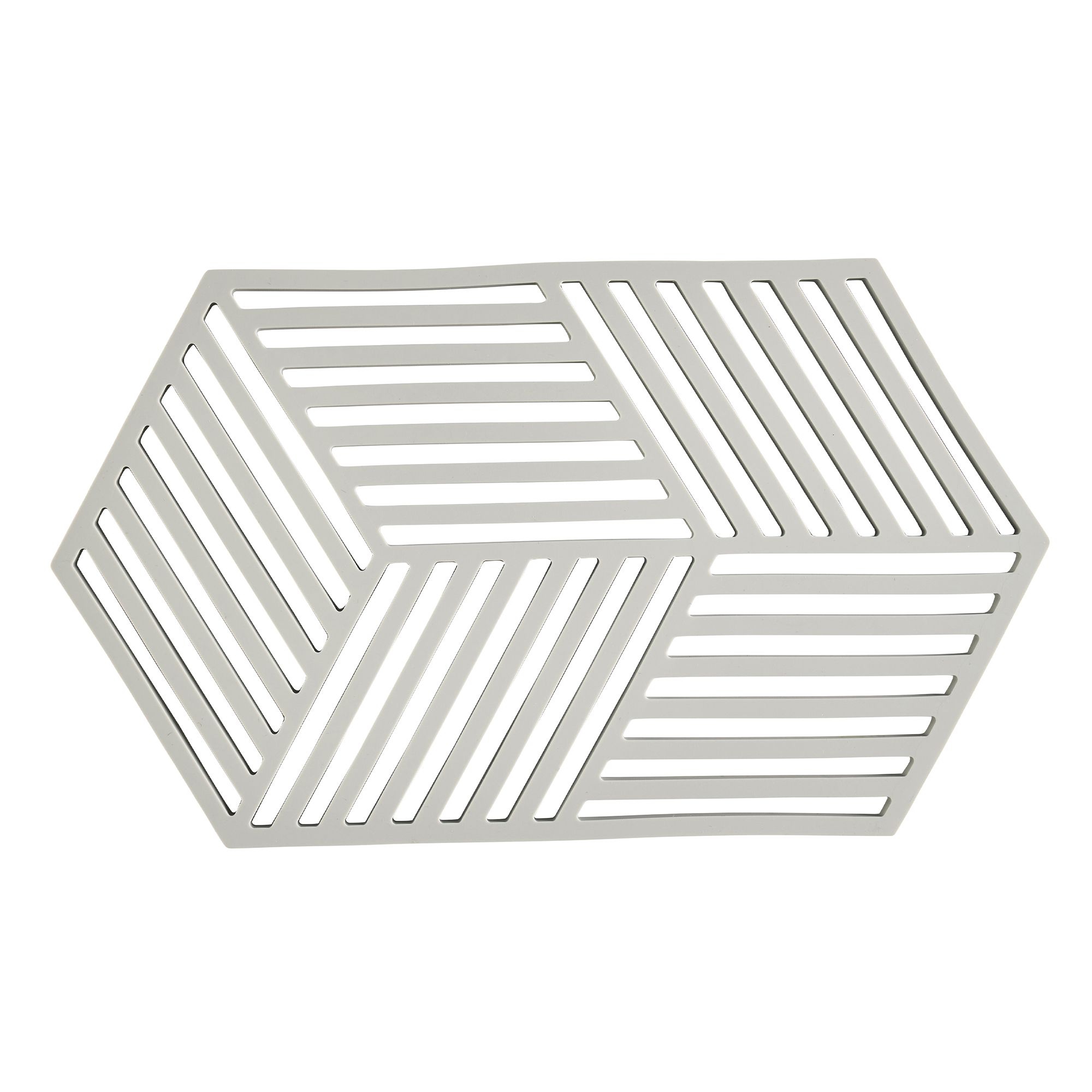 Zone - Hexagon Untersetzer - Warm Grey