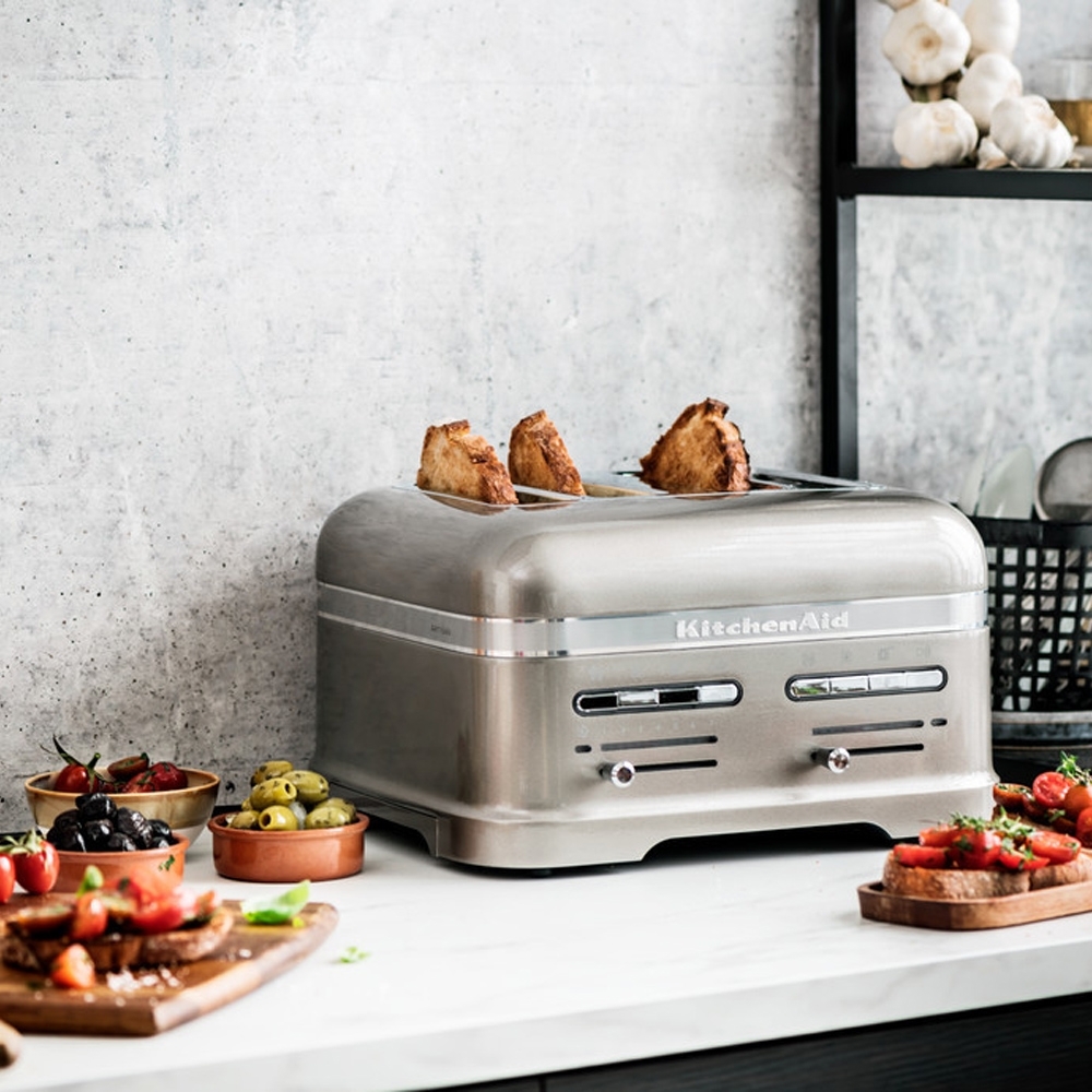 KitchenAid - Artisan Toaster für 4 Scheiben - Medallion Silber KitchenAid - Artisan Toaster für 4 Scheiben - Medallion Silber