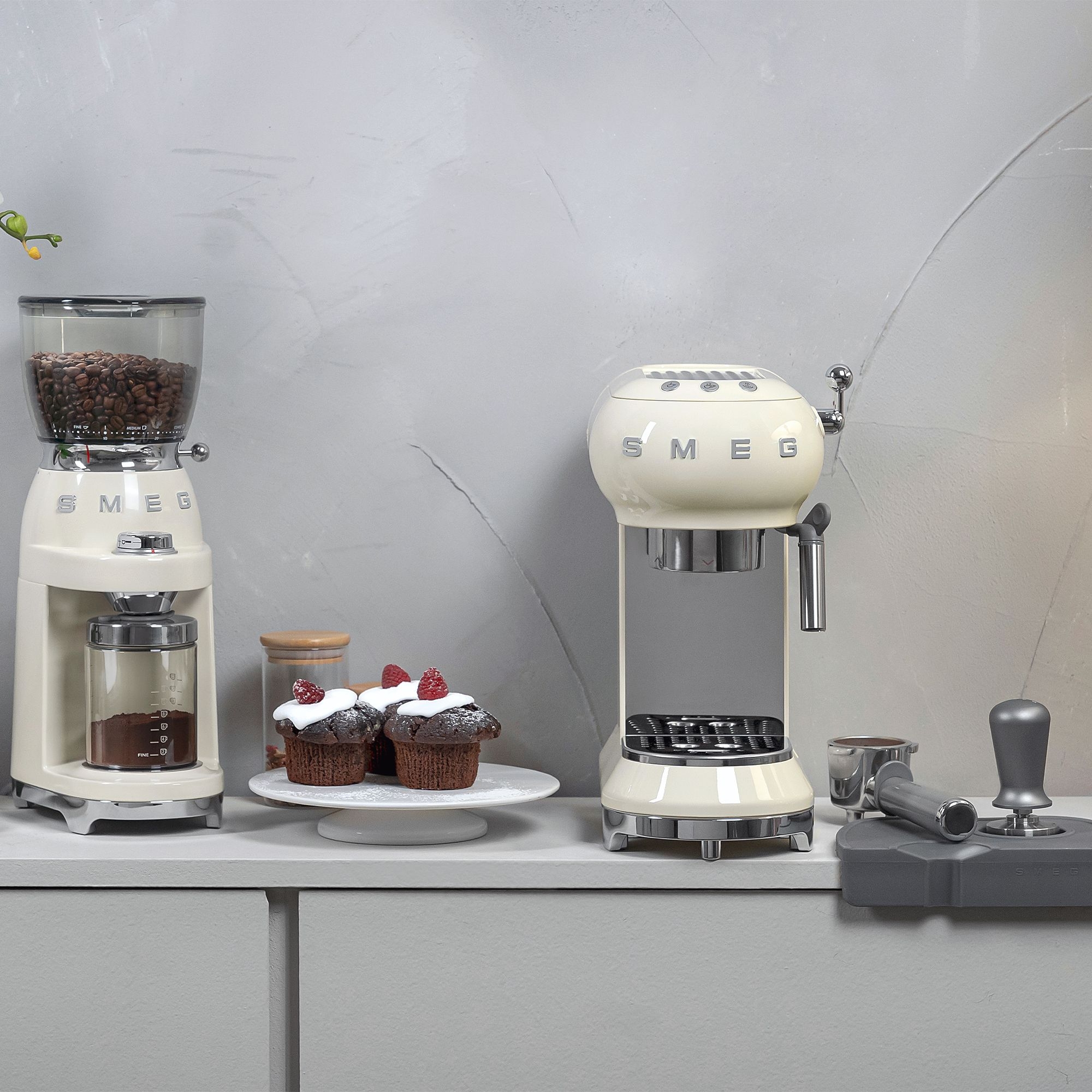 SMEG Espresso Coffee Tamping Set SMEG Espresso Coffee Tamping Set