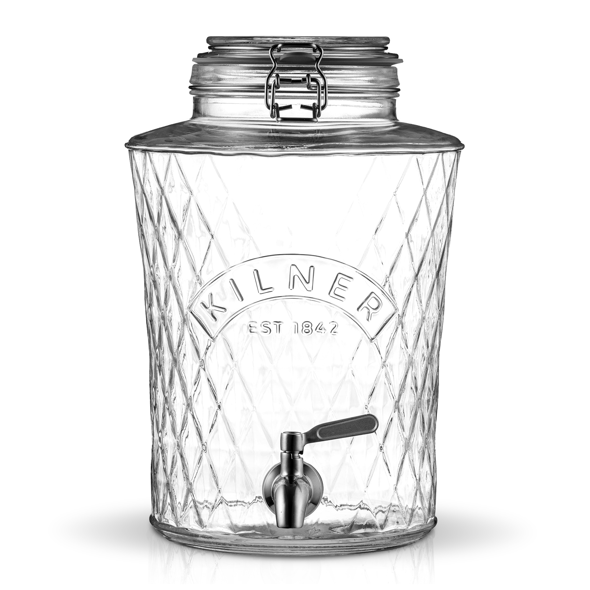 Kilner - Diamond Beverage Dispenser - Preserving Jar - 5 L Kilner - Diamond Beverage Dispenser - Preserving Jar - 5 L