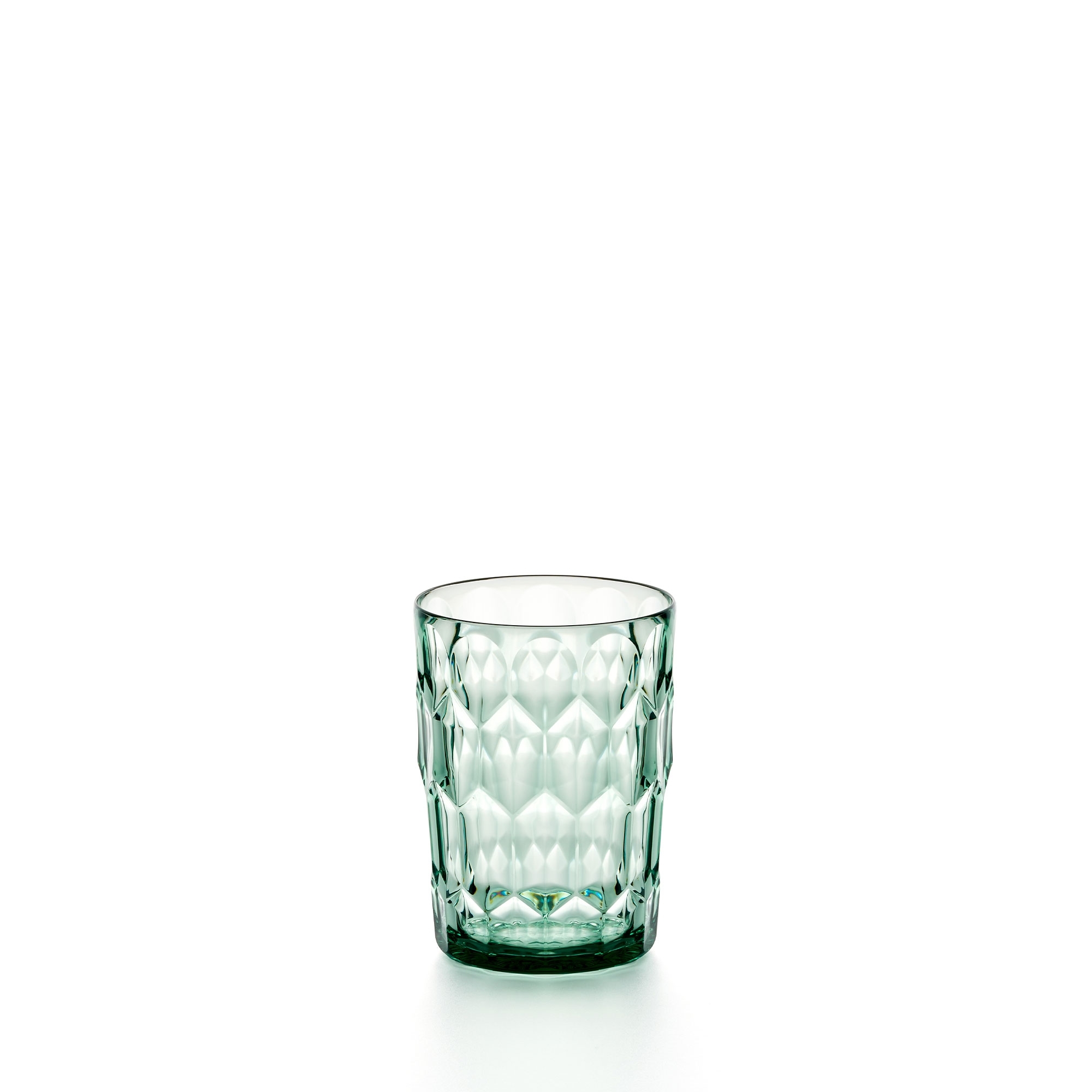 Guzzini - Tall drinking glass "Vanity" Decor 3, matcha green
