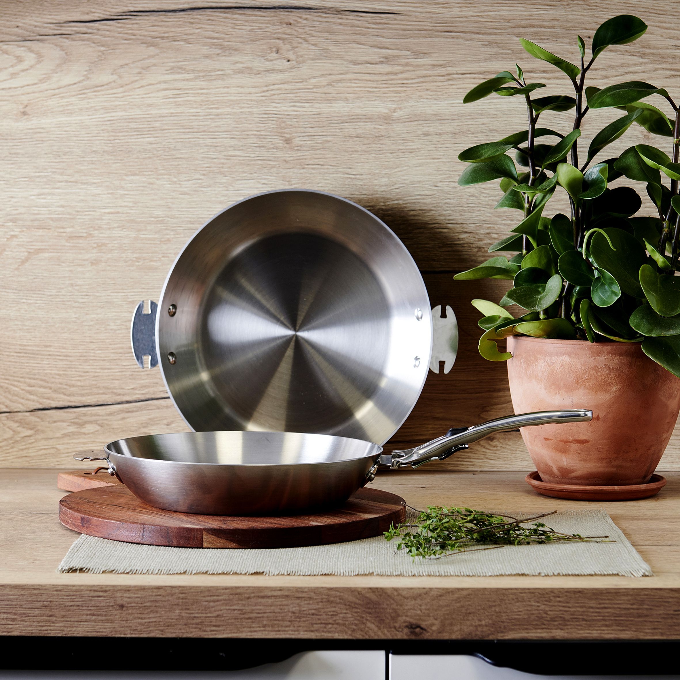 de Buyer - Stainless steel Frying Pan in 4 sizes - ALCHIMY LOQY de Buyer - Stainless steel Frying Pan in 4 sizes - ALCHIMY LOQY