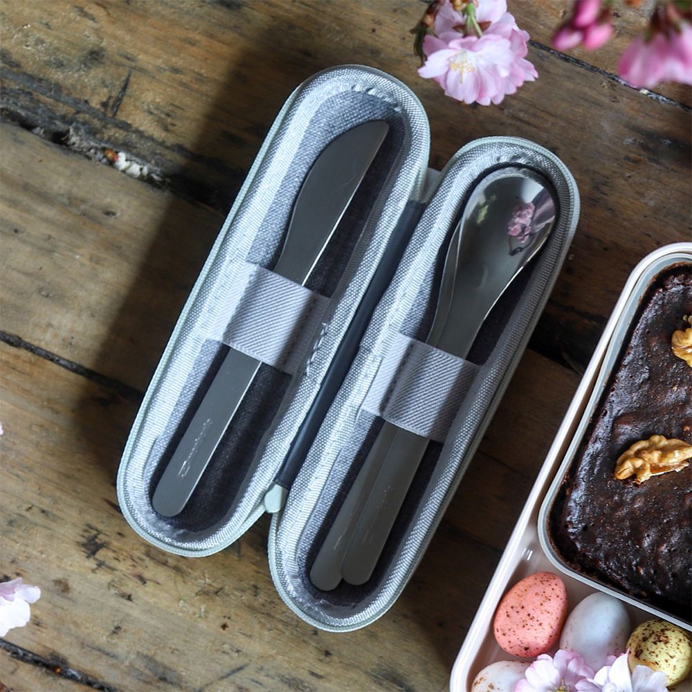 monbento - MB Slim Nest - cutlery set in a fabric case