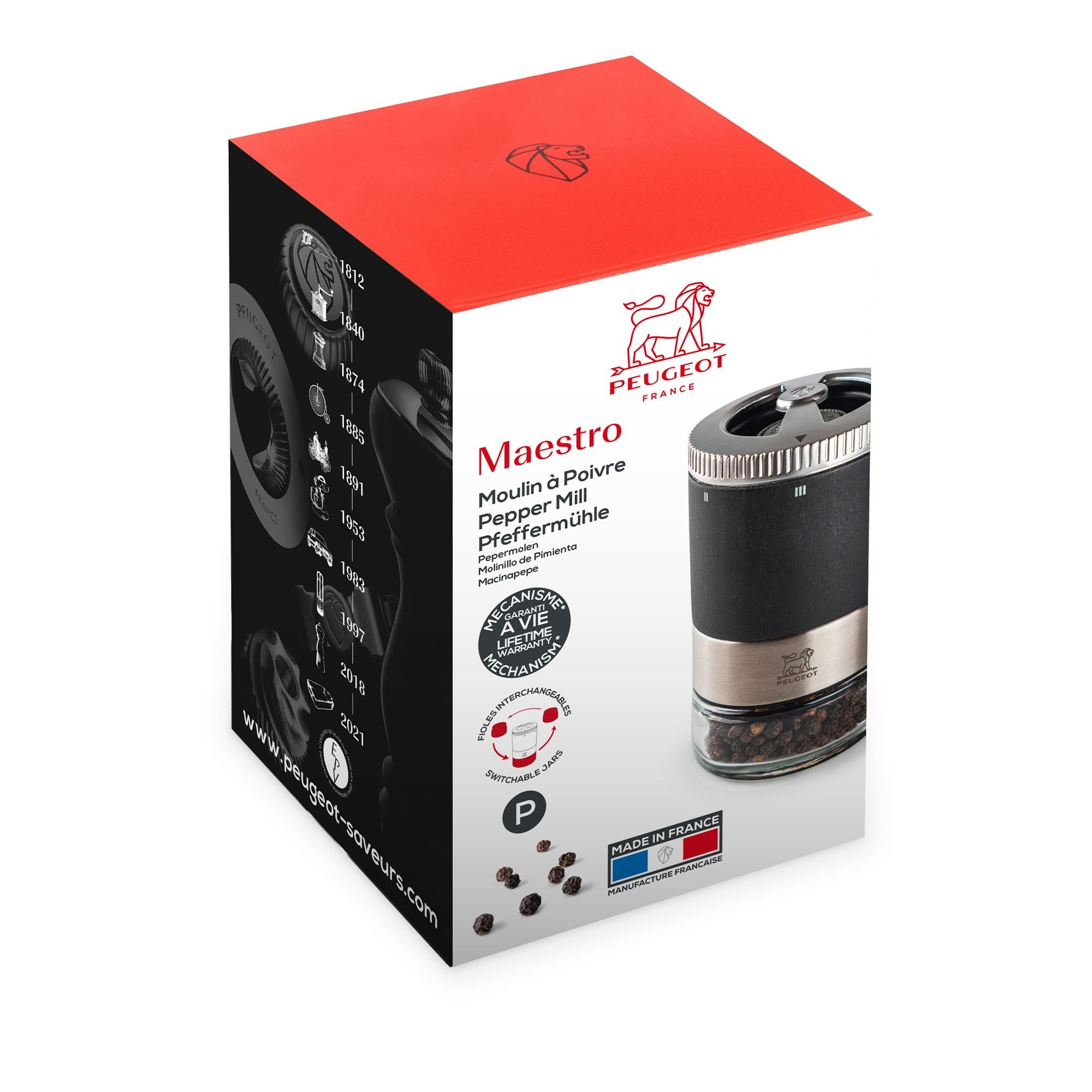 PSP Peugeot - Pfefferbar MEASTRO u'Select, 11 cm - Graphit