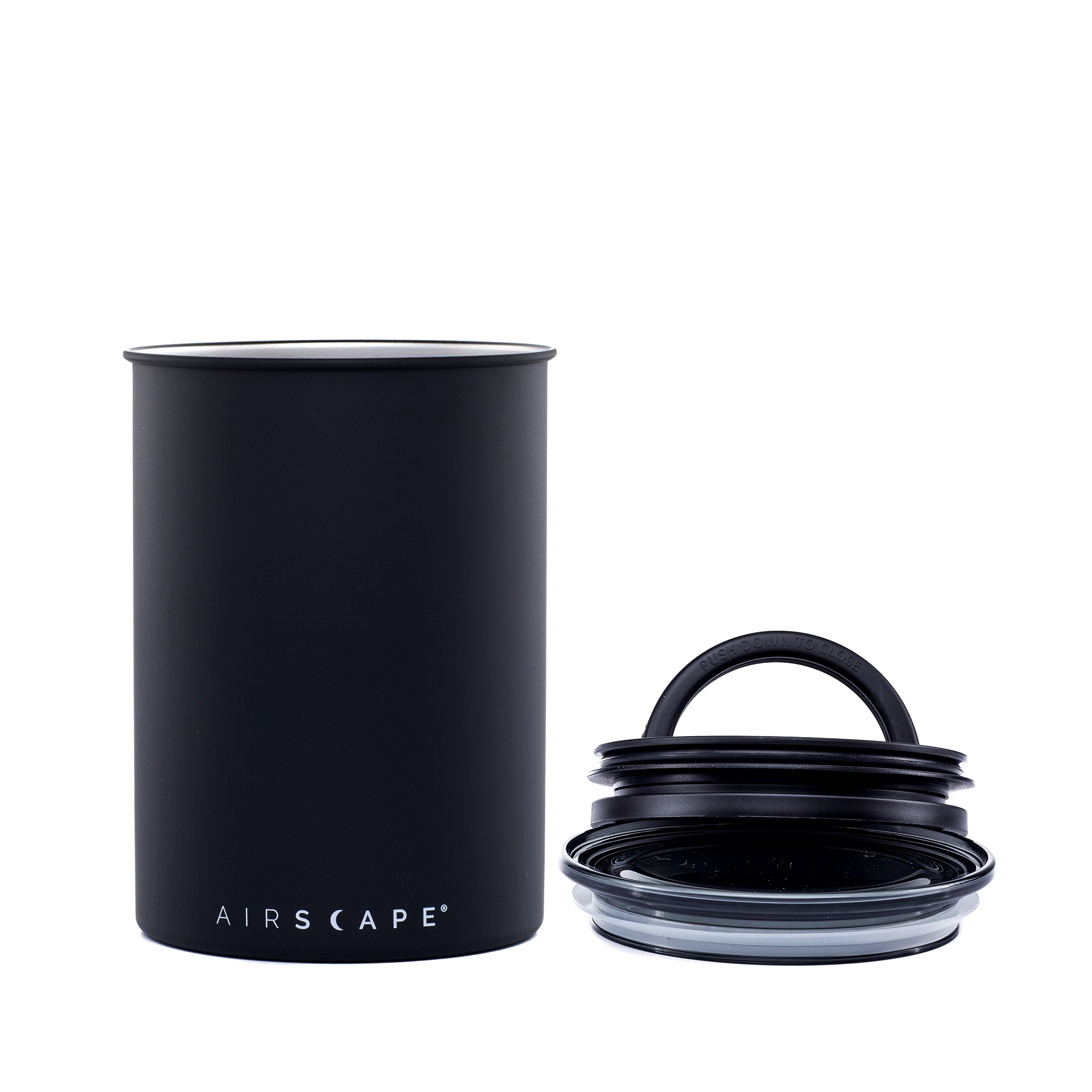 Airscape® - Stainless Steel Aroma Container, medium, matte black