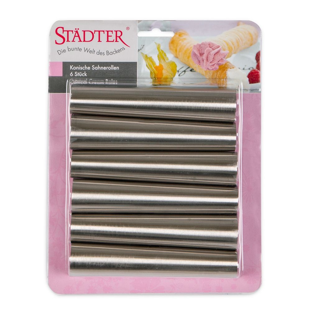Städter - Cream roles conical - 14 x ø 2,5 / 3 cm - 6 Stück