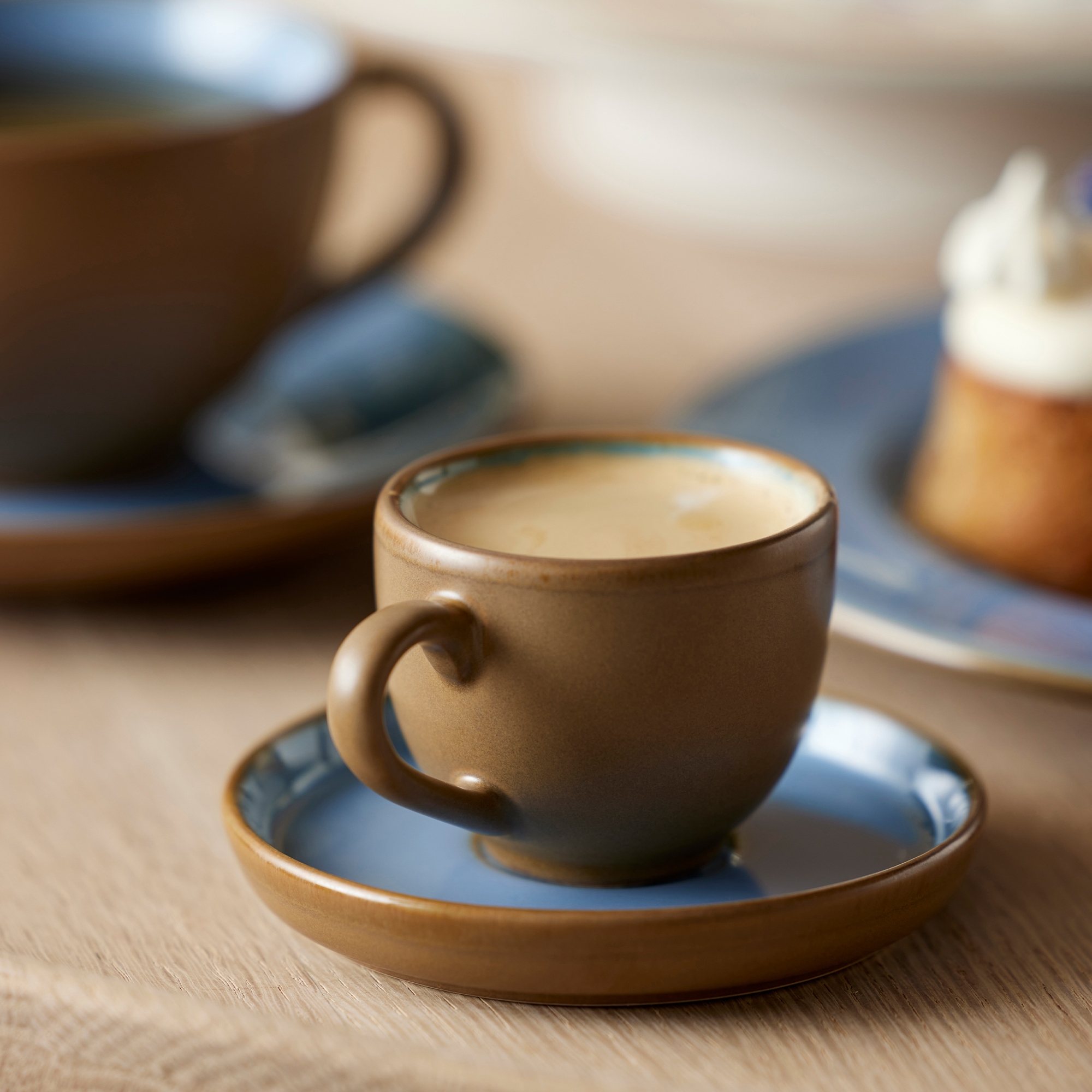 Bitz - Espresso cup with handle and saucer - 7cl