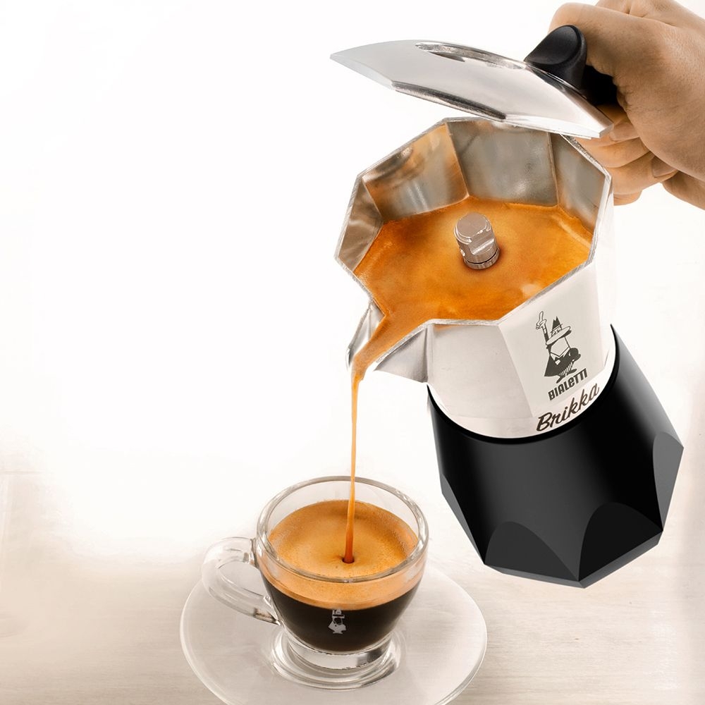 Bialetti - Espressokocher Brikka, 4 Tassen