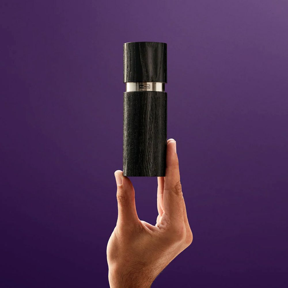 AdHoc Holz-Pfeffer- und Salzmühle Textura Dark & Bright