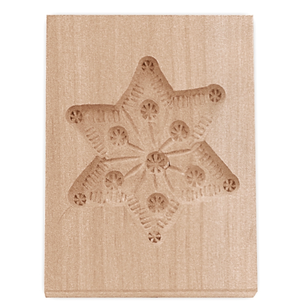 Städter - Wooden mould Star 5,5 x 8 cm