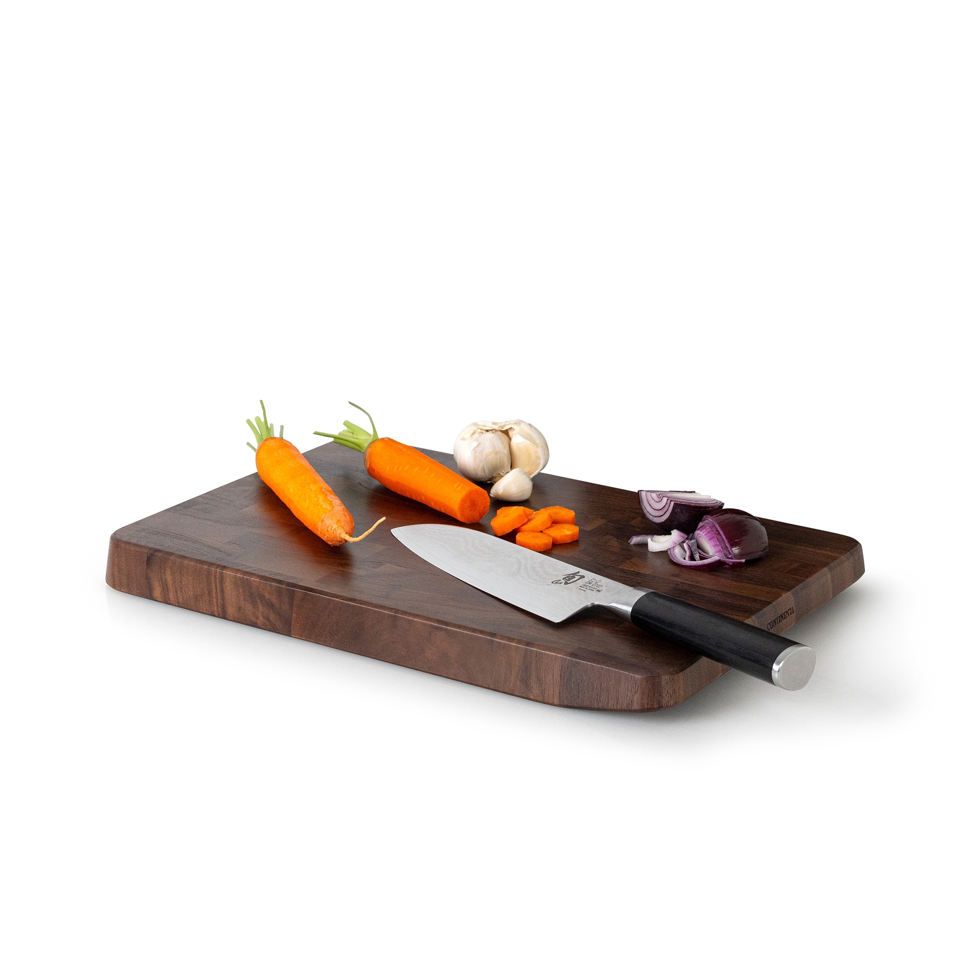 Continenta - Chopping board walnut end grain 38 x 25 x 3cm