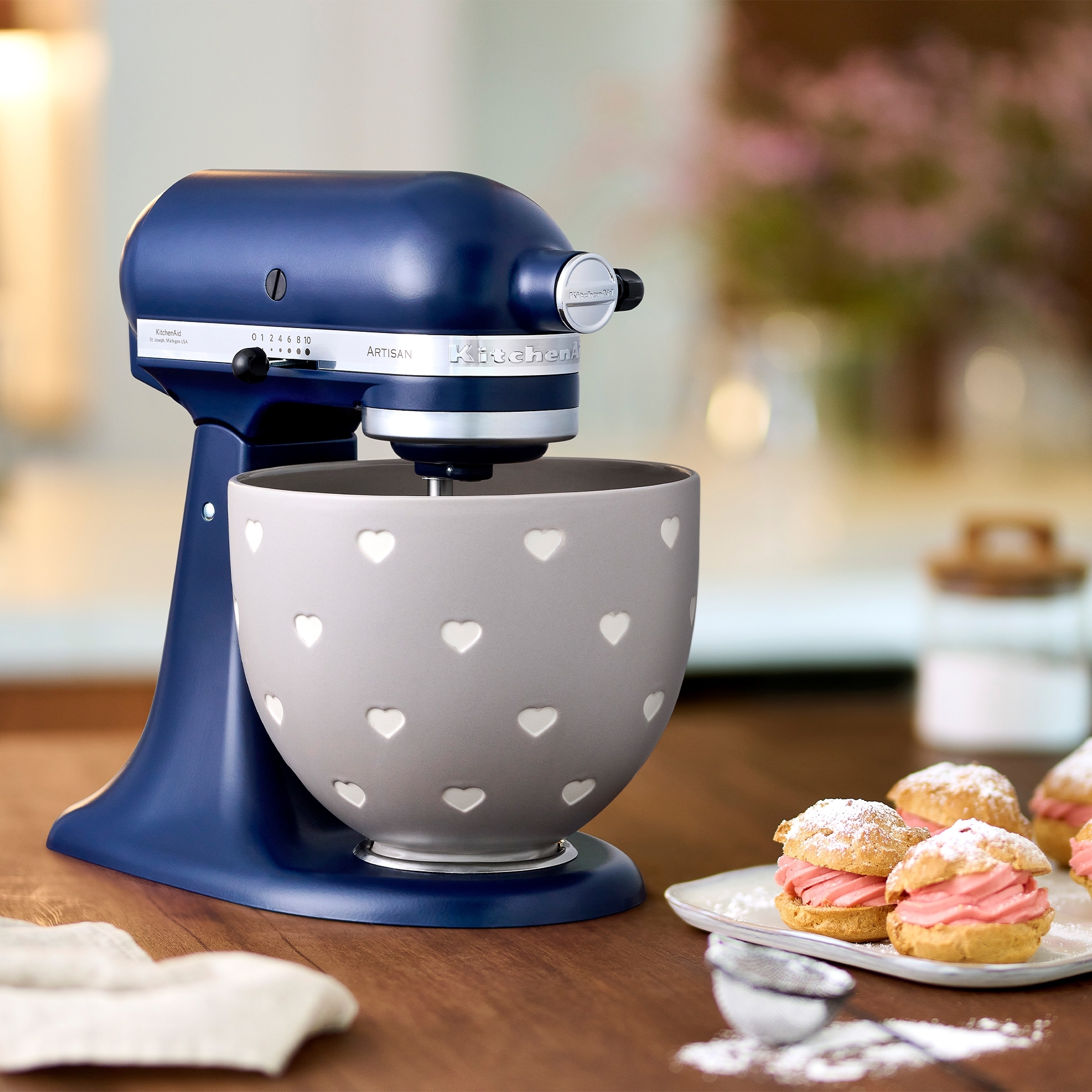 KitchenAid - Keramik-Schüssel 4,7 L - Layered Hearts KitchenAid - Keramik-Schüssel 4,7 L - Layered Hearts