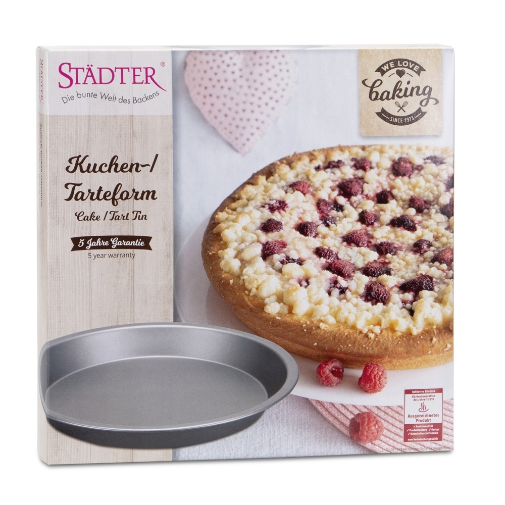 Städter - We-Love-Baking cake tin / tart tin - ø 30 cm / H 3.5 cm