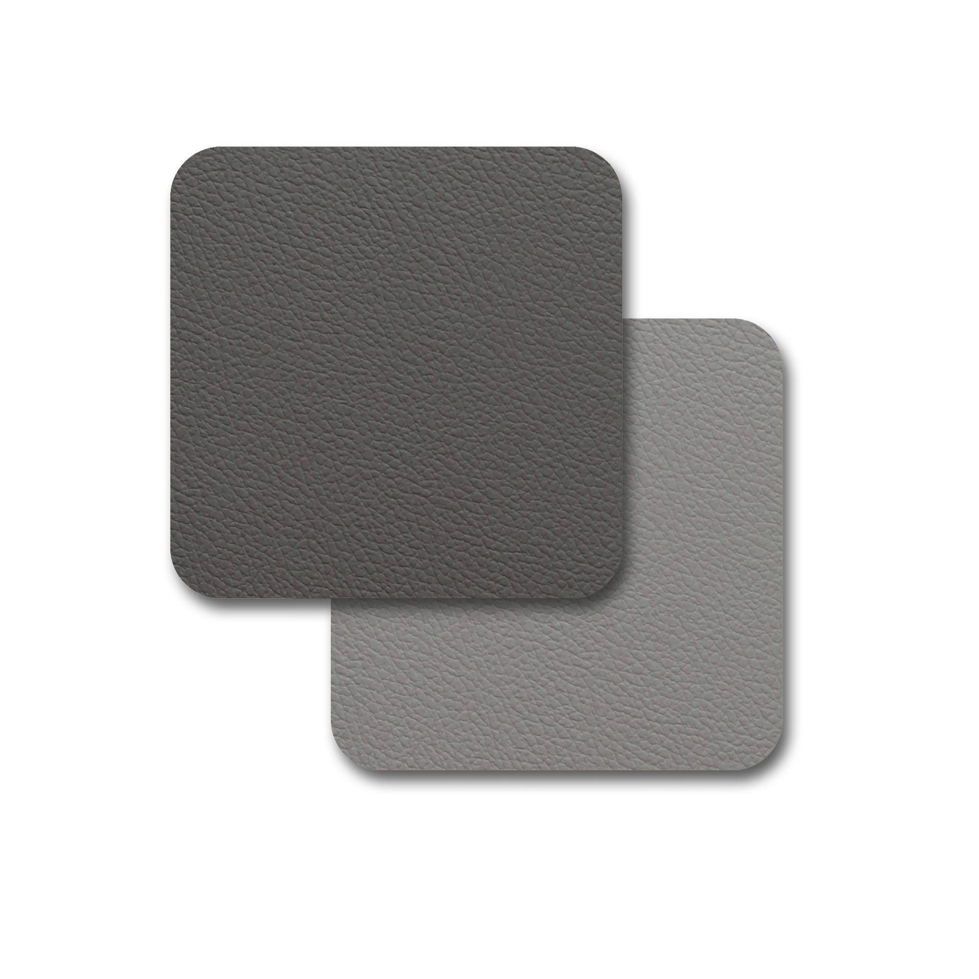 Freeform - FLEXIMATS - Tischset - 4er-Set - 10 x 10 cm - Hellgrau/Dunkelgrau