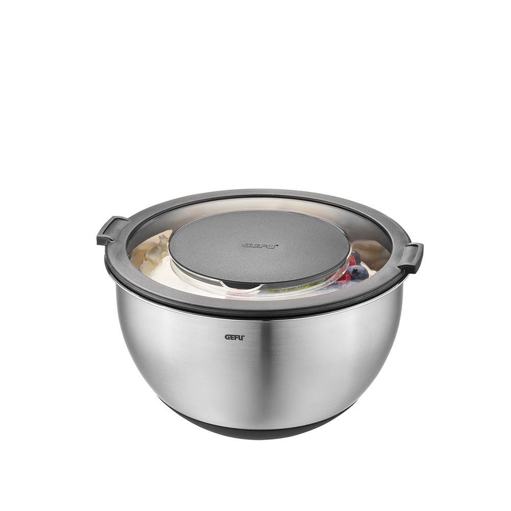 Gefu - bowl set MUOVO + splash guard lid Gefu - bowl set MUOVO + splash guard lid