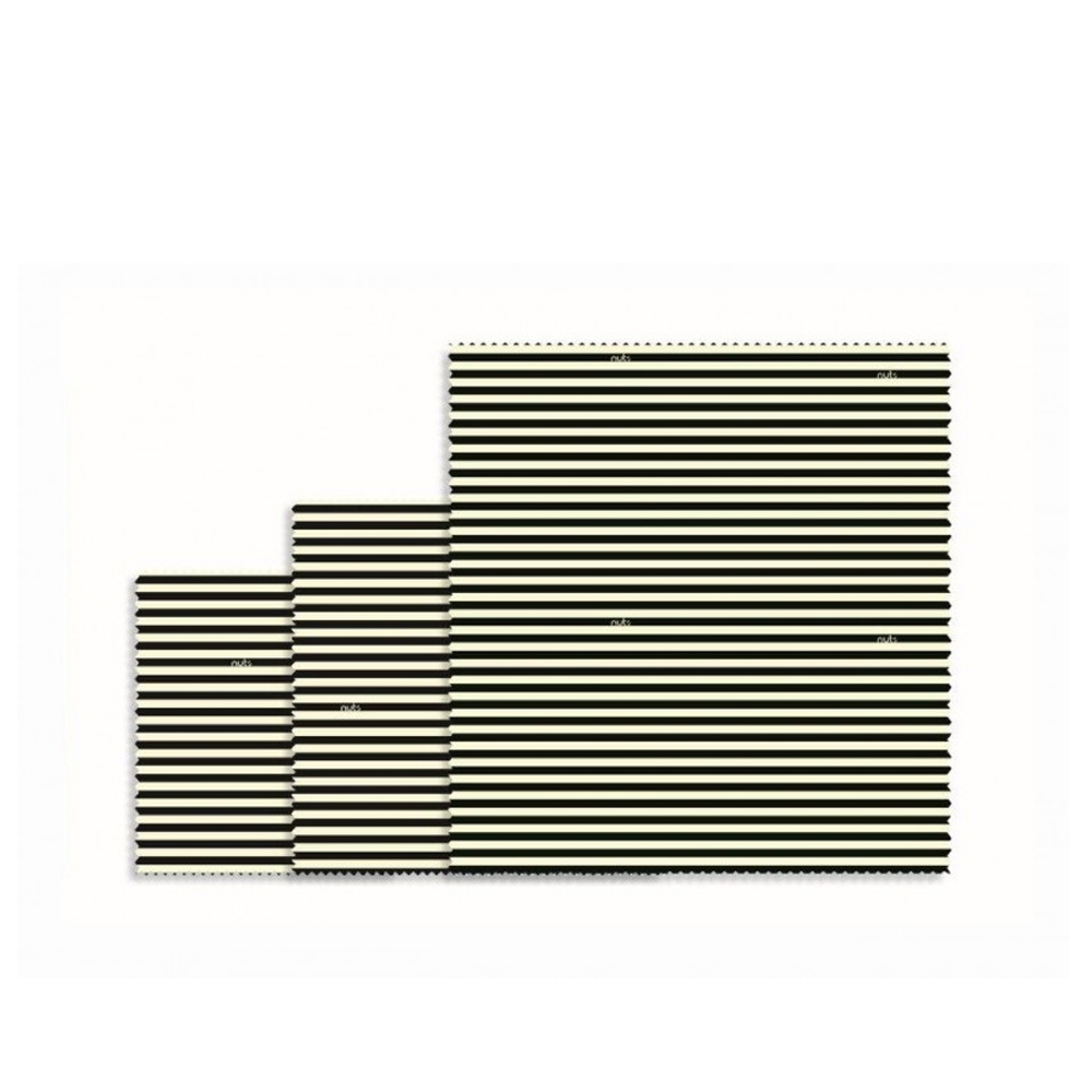 Nuts - Beeswax ""Stripes"" - 3 pieces Nuts - Beeswax ""Stripes"" - 3 pieces