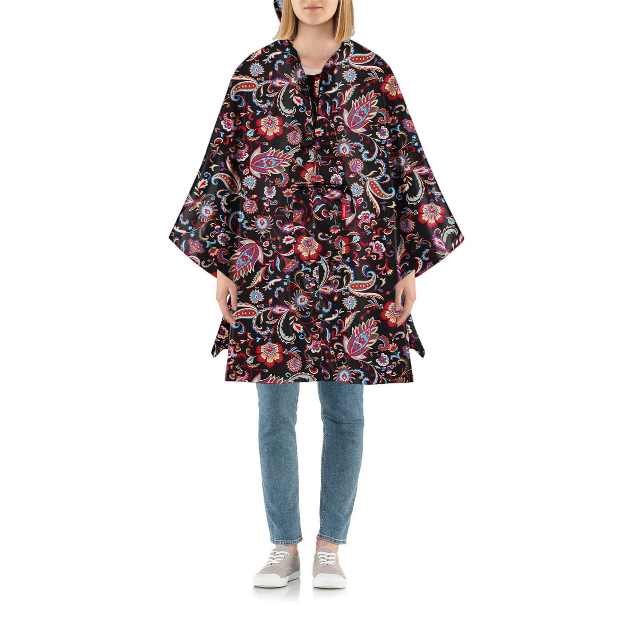 reisenthel - mini maxi poncho - paisley black reisenthel - mini maxi poncho - paisley black