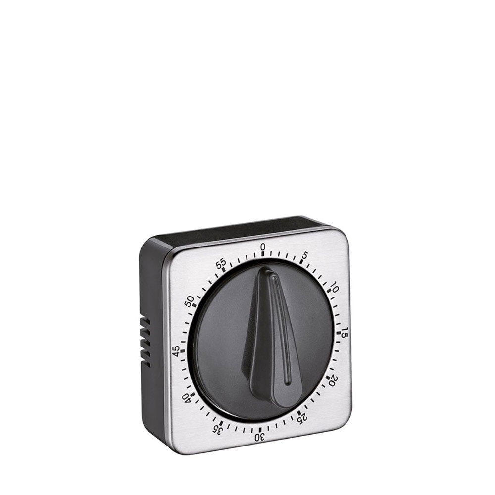 cilio - Timer "Cube" - Satin Stainless Steel