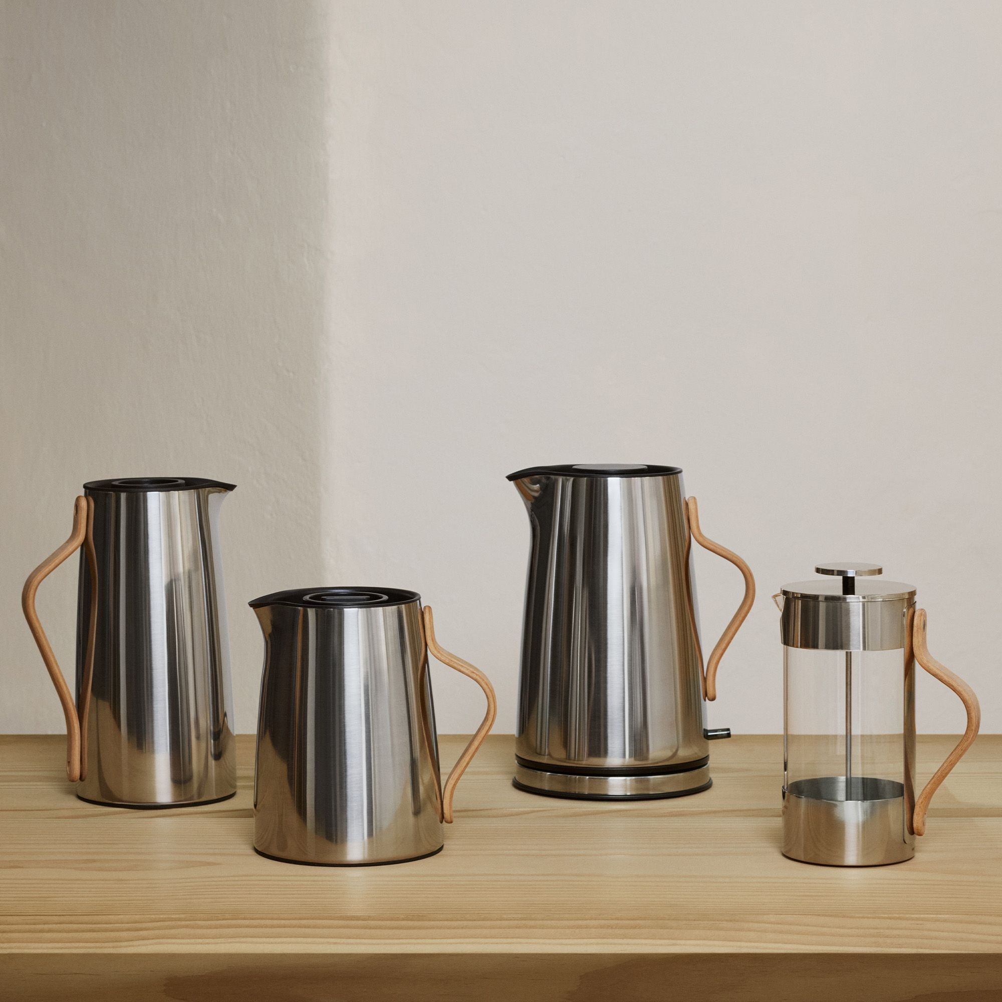 Stelton - Pressfilterkanne 1 L - Emma - Edelstahl