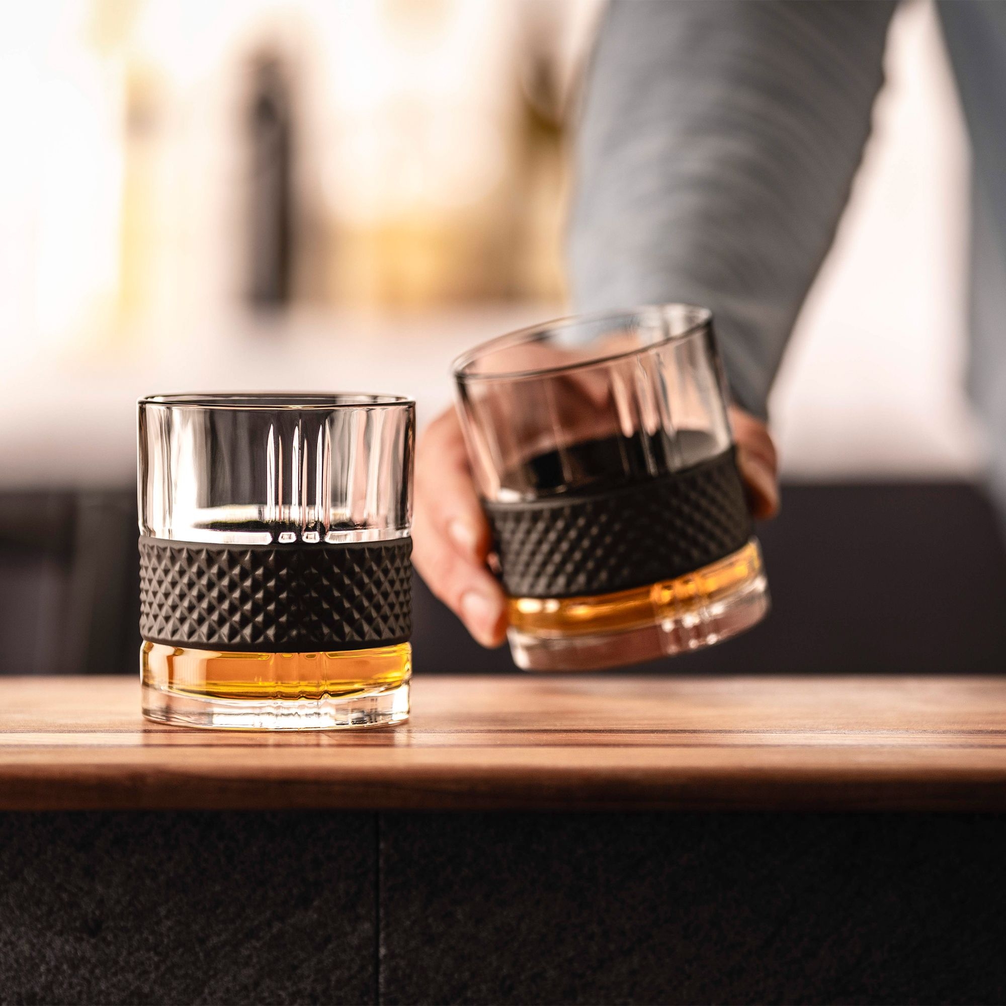 Eisch - Whiskey Tumbler GLEN, set of 2, black