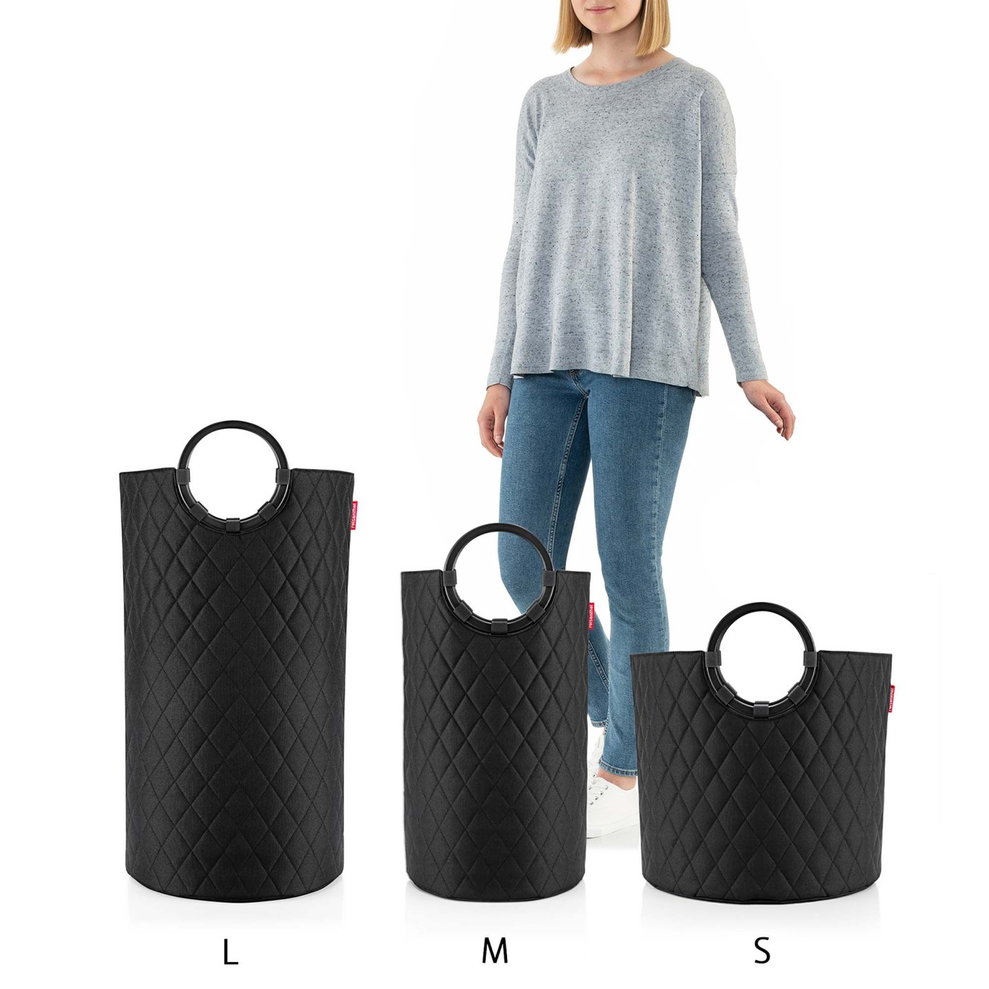 reisenthel - loophome L - frame rhombus black reisenthel - loophome L - frame rhombus black