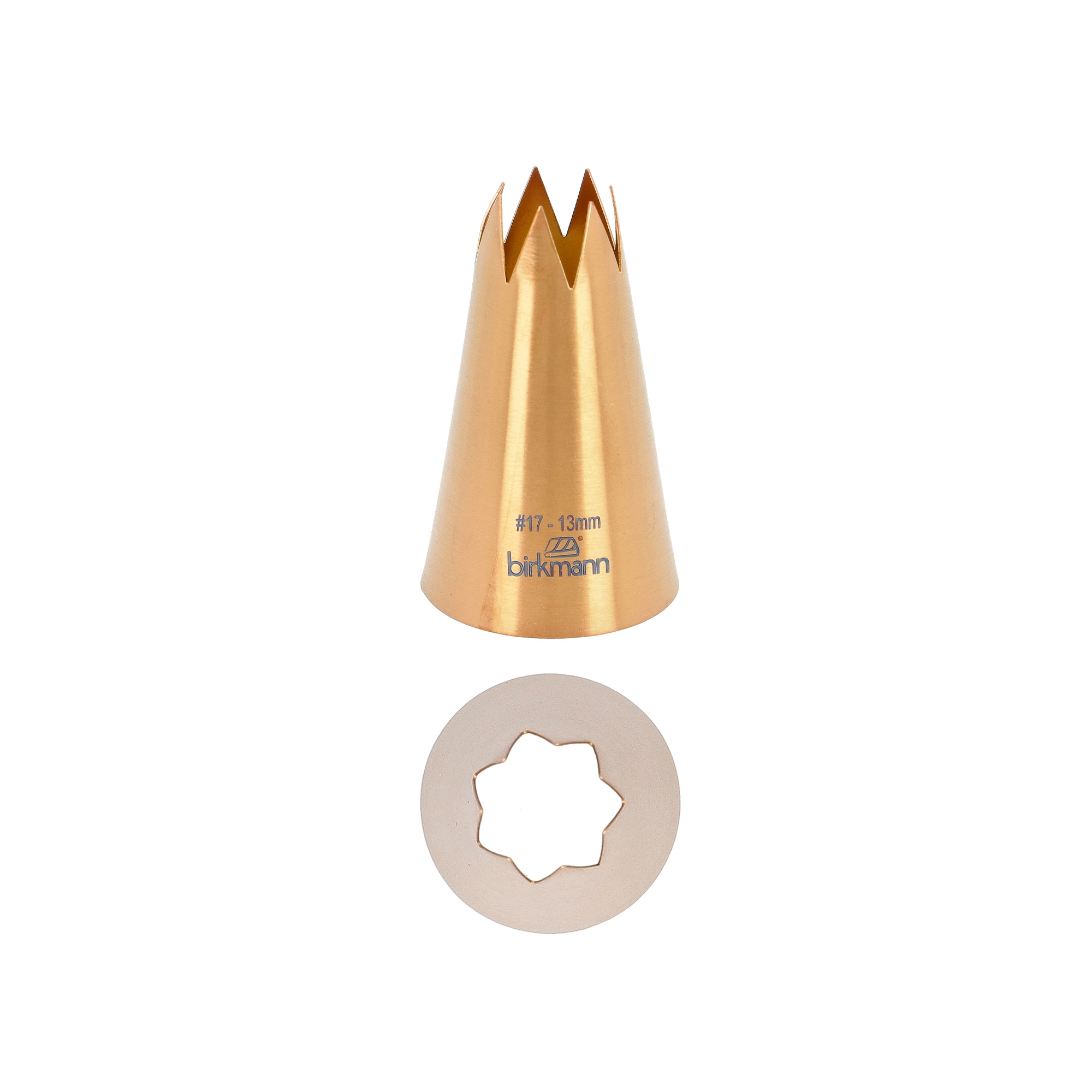 Birkmann - Star nozzle copper colored #17 - 13mm