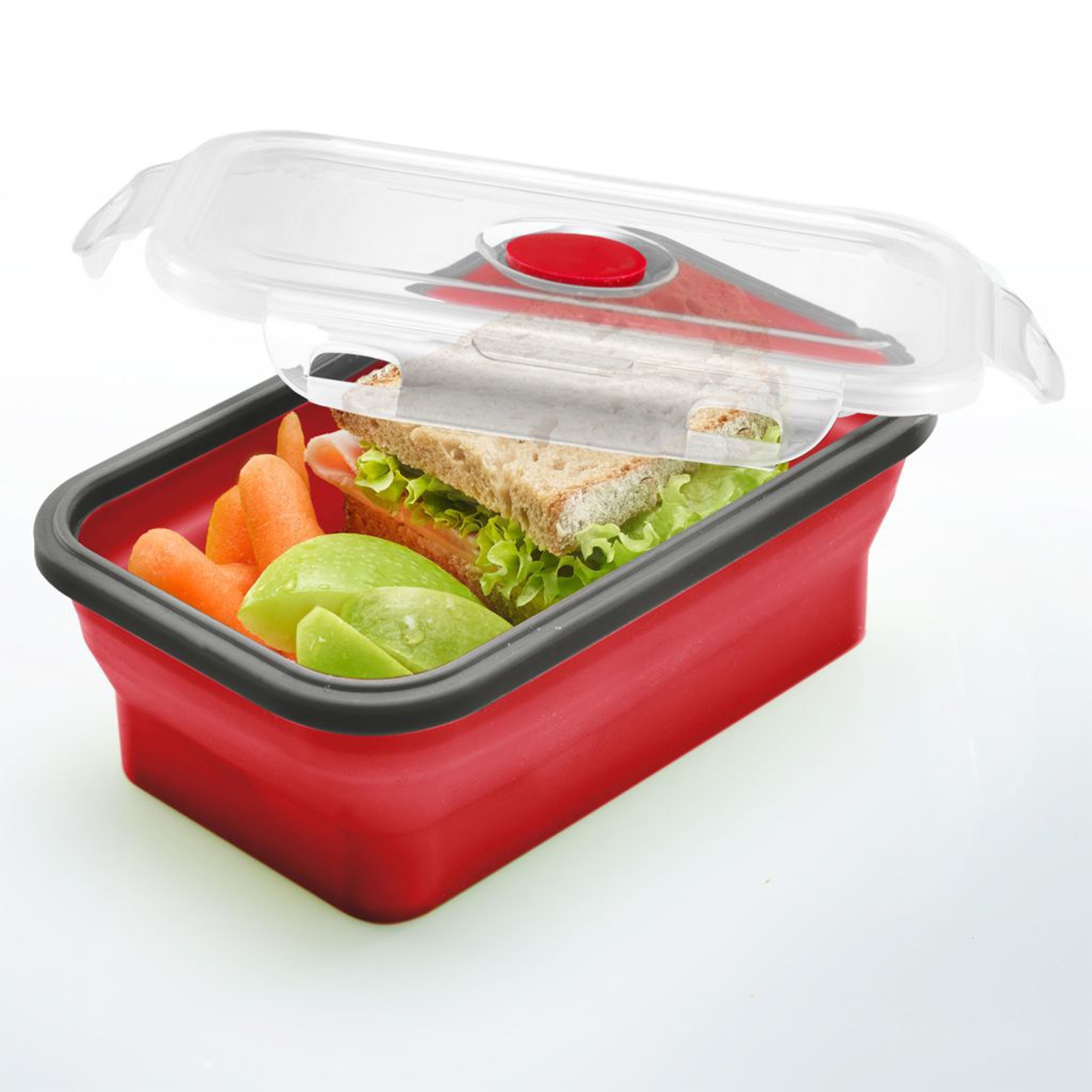 Westmark - Food storage box, foldable, angular, 600 ml