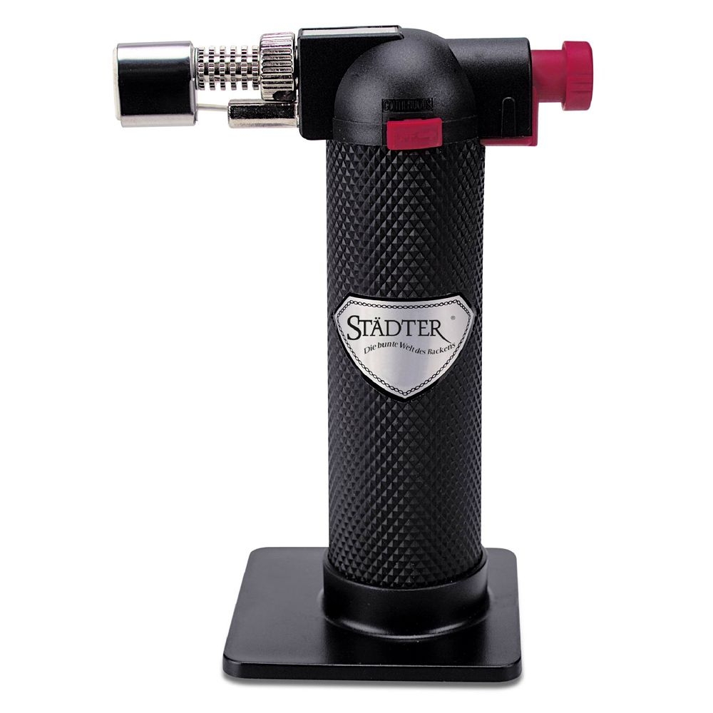 Städter - Butane gas torch Caramellowith safety lighter Städter - Butane gas torch Caramellowith safety lighter