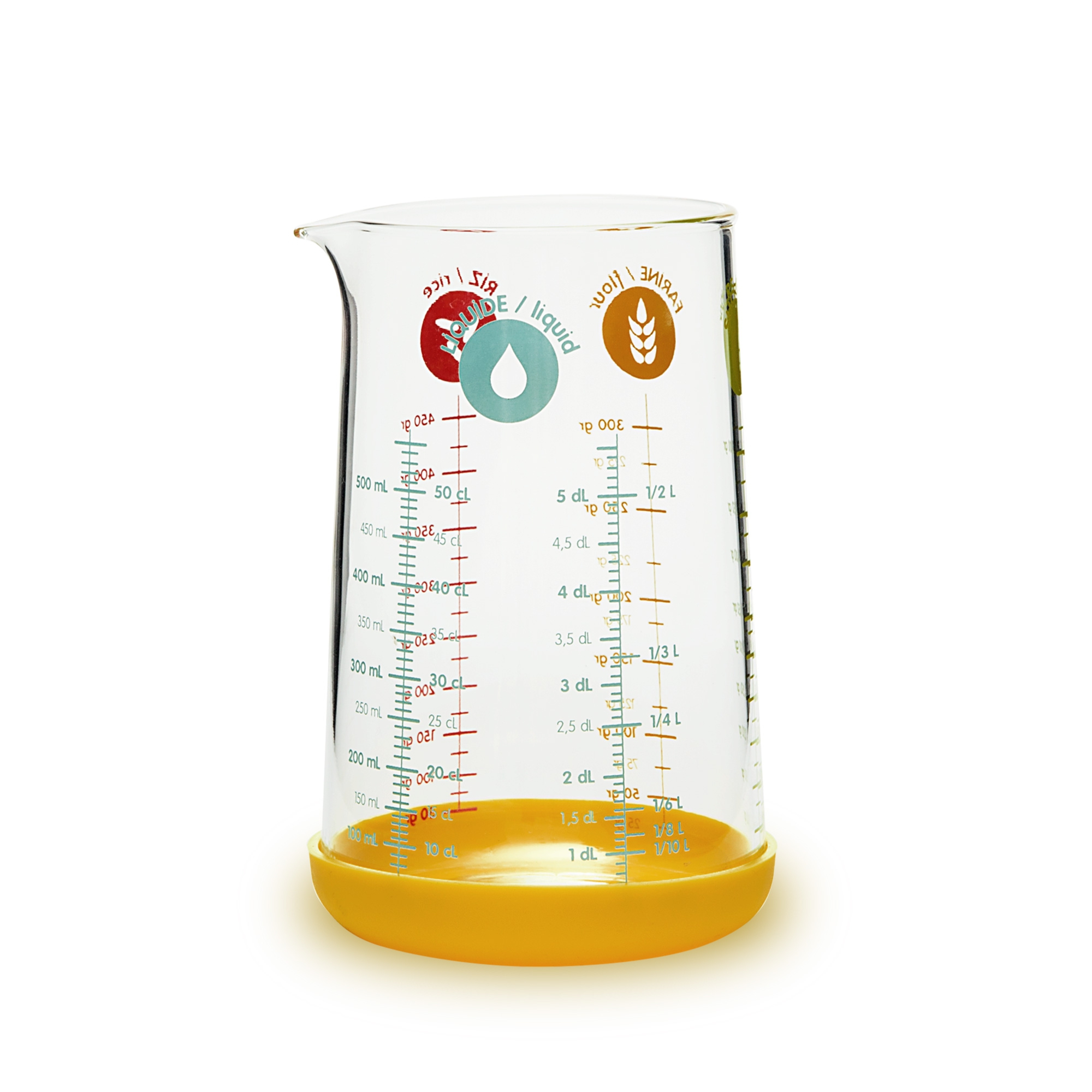 Pebbly - Measuring cup 500 ml - Yellow