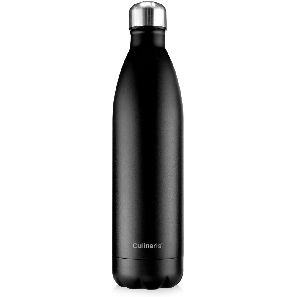 Culinaris - Isolierflasche 1000 ml - Schwarz