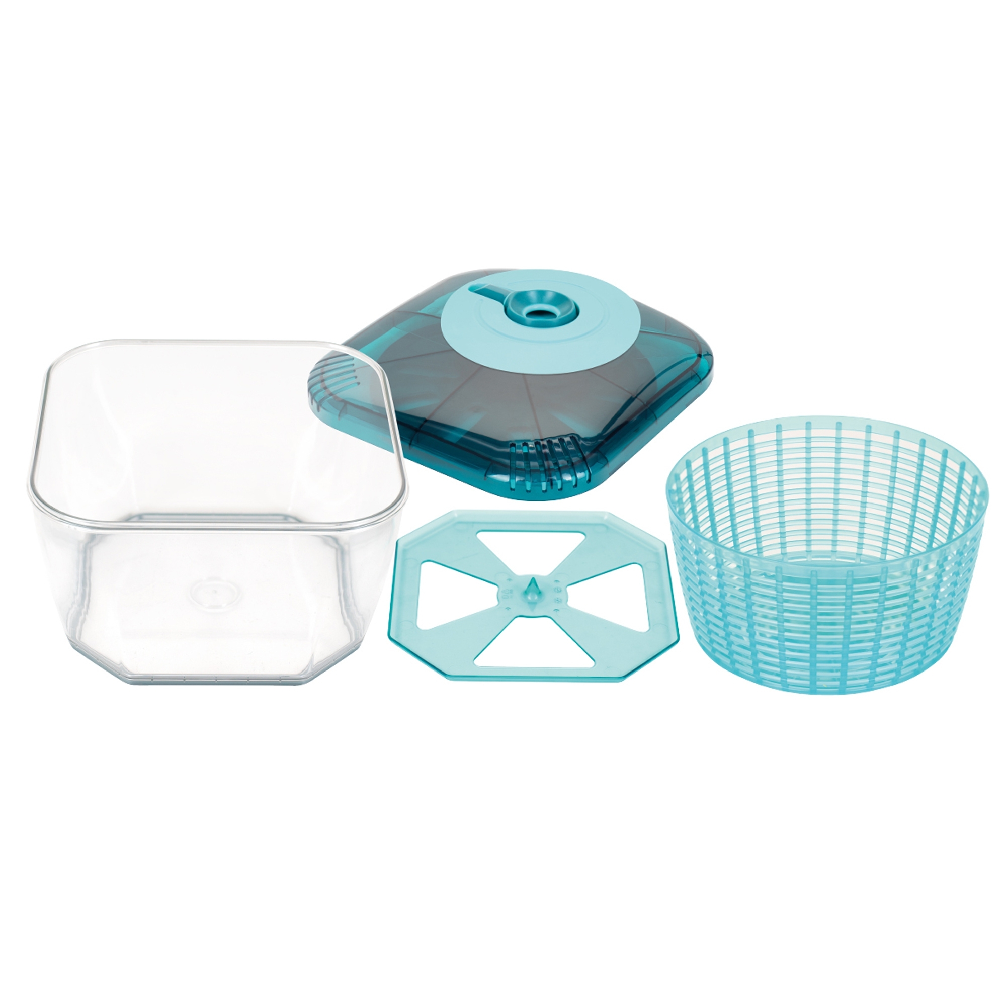 Genius Nicer Dicer Chef Professional salad spinner set 4 pcs. Genius Nicer Dicer Chef Professional salad spinner set 4 pcs.