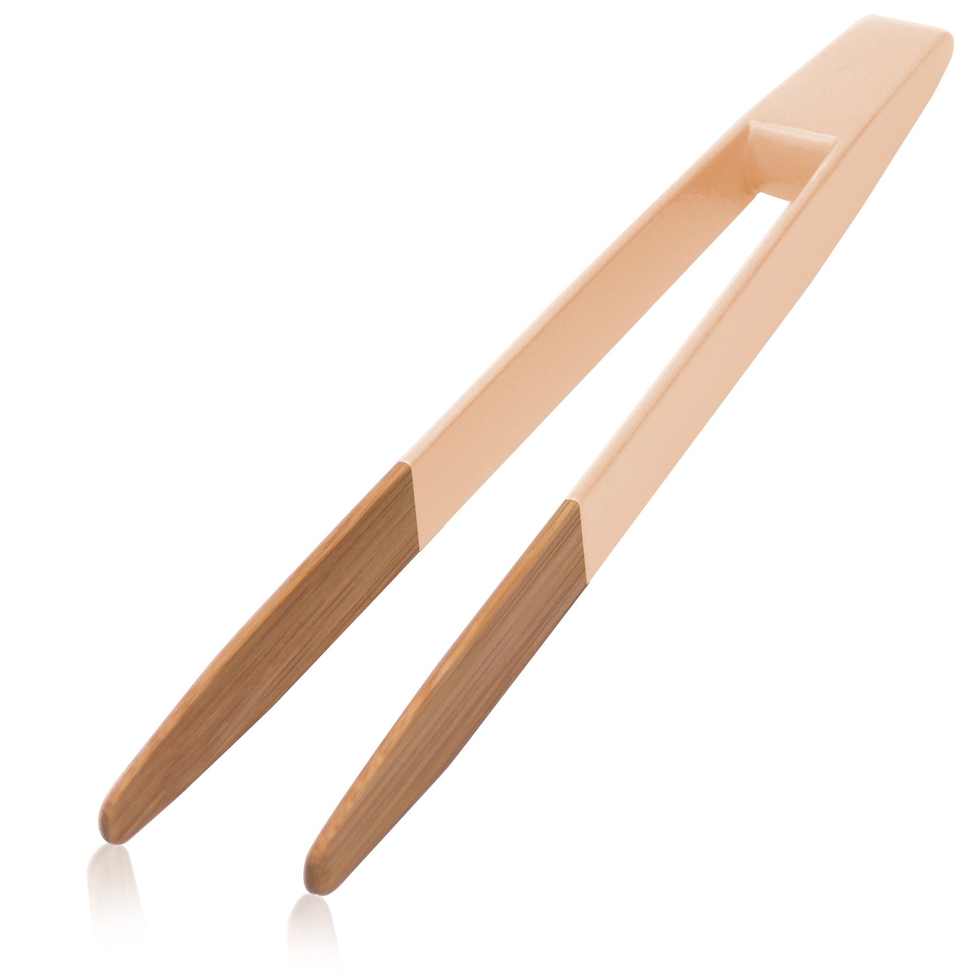 Pebbly - Magnetic Toast Tongs 24 cm - Bamboo COSY