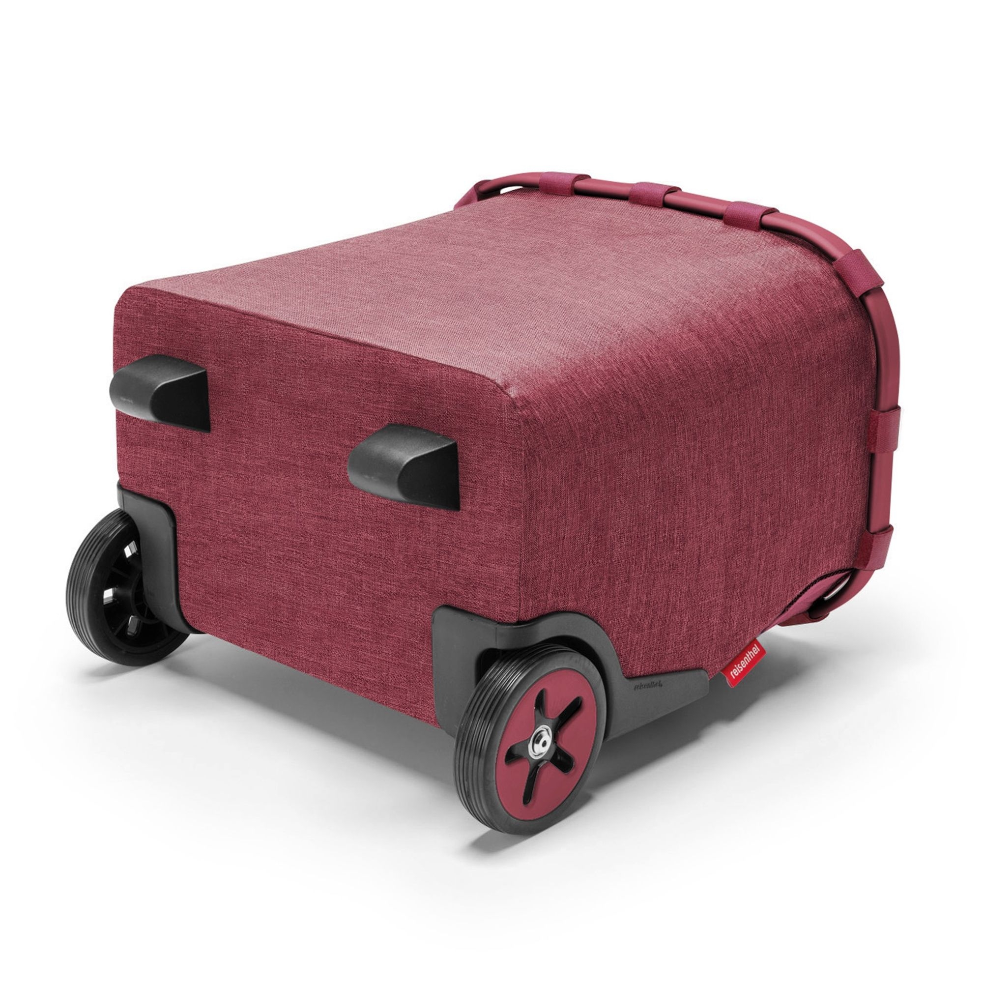 Red trolley suitcase for children with wheels