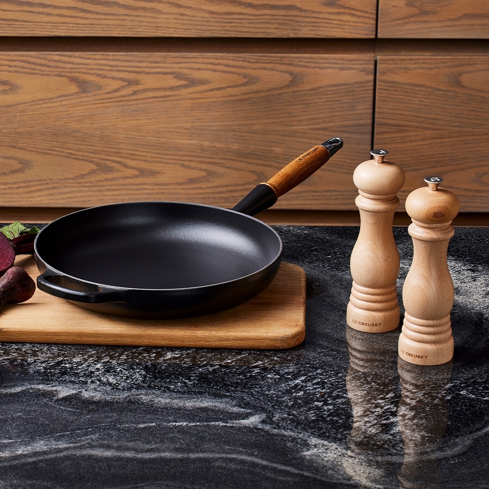 Le Creuset - Pfeffermühle & Salzmühle Holz