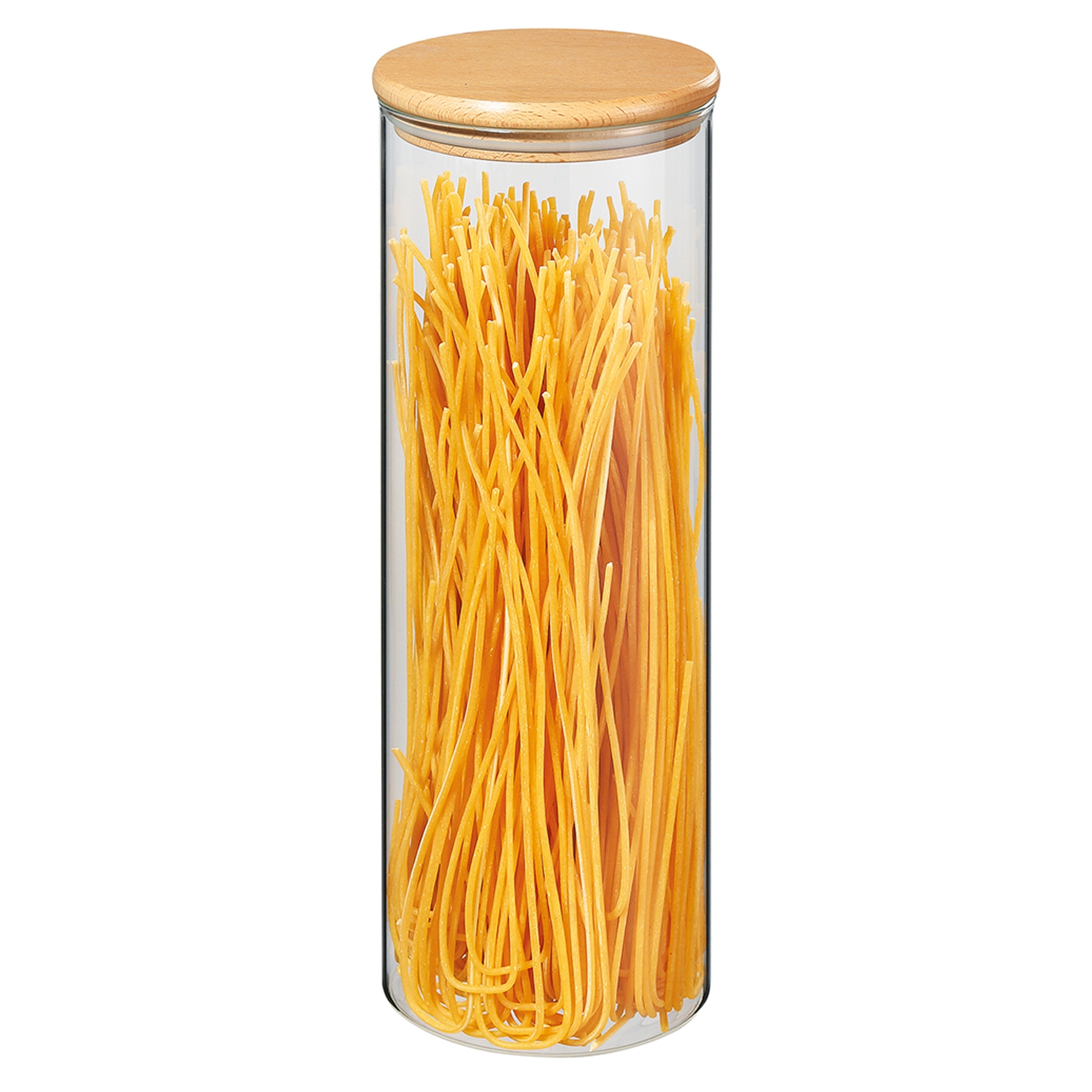 Zassenhaus - Vorratsglas mit Holzdeckel - 2000 ml
