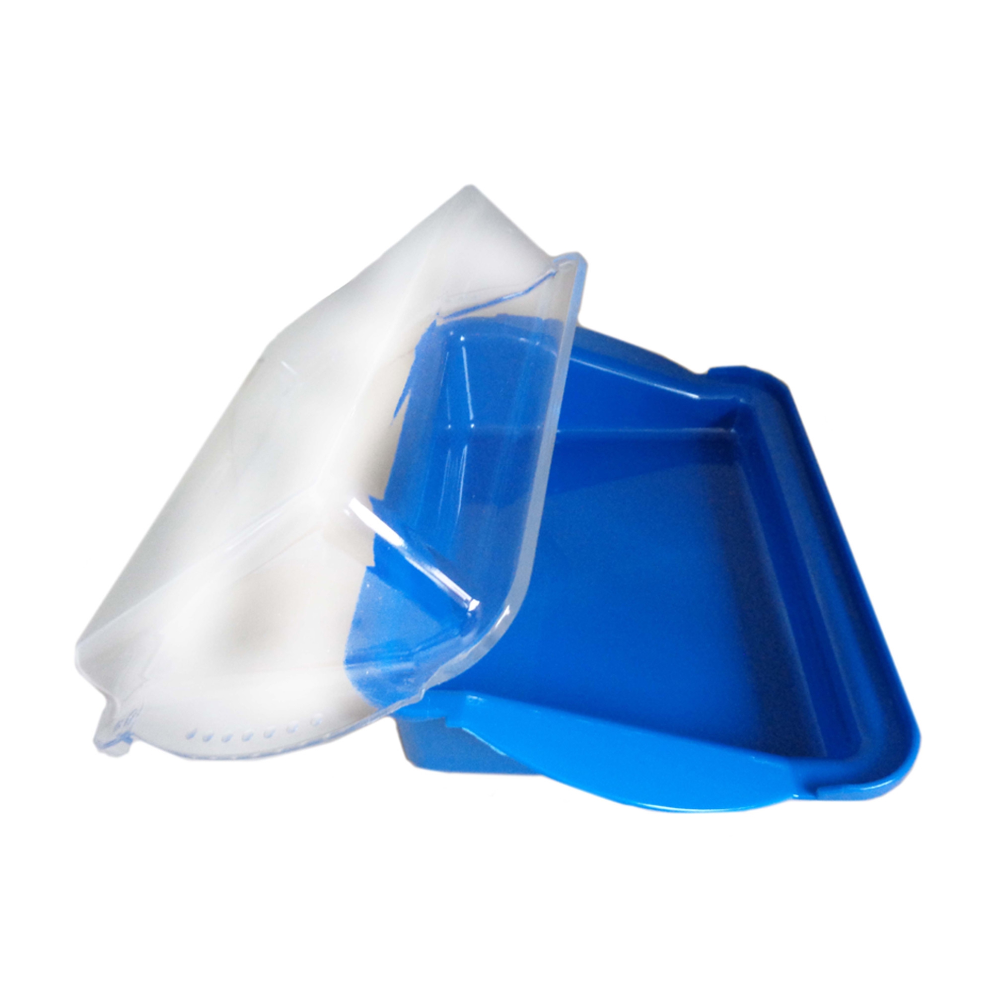 Sonja Plastic - crispbread box - PS blue/clear