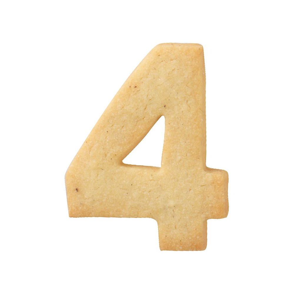 Birkmann - Ausstechform Zahl - "4" cm