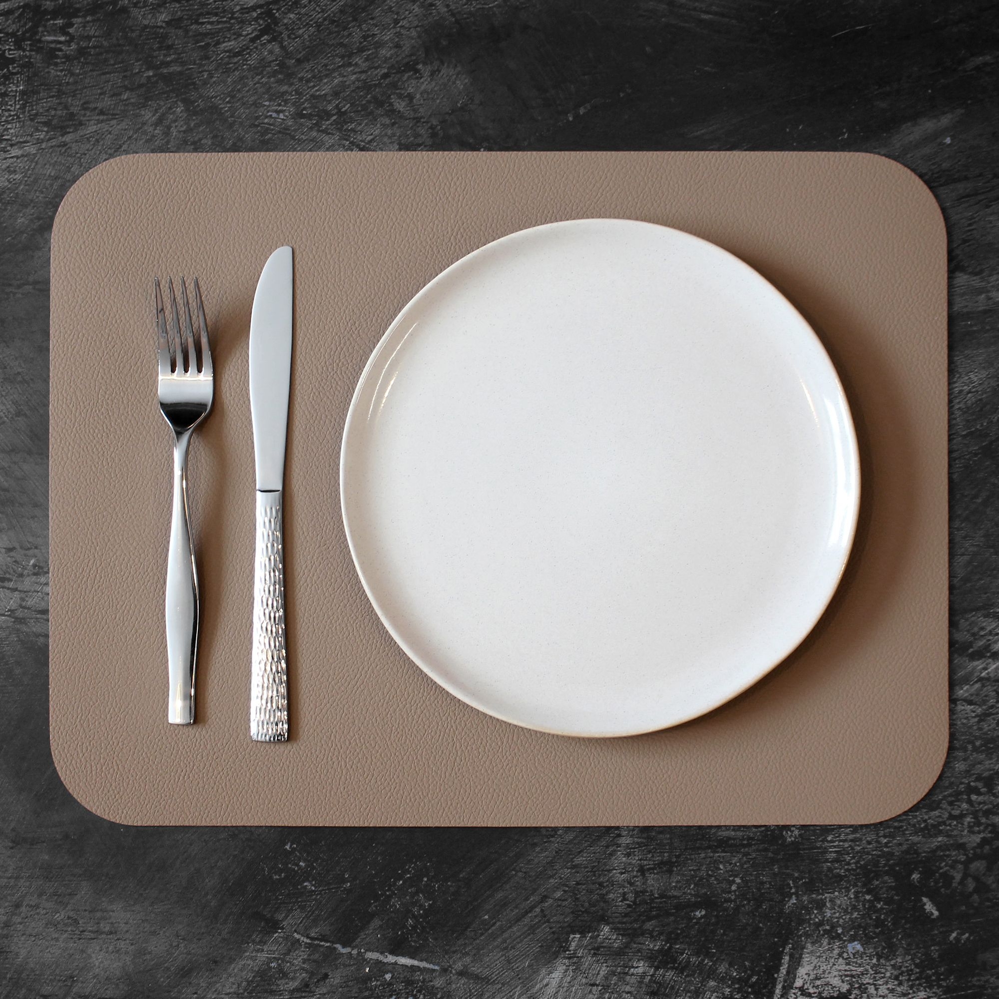 Freeform - FLEXIMATS - Tischset - 2er-Set - 46 x 33 cm - Taupe/Sandstone Freeform - FLEXIMATS - Tischset - 2er-Set - 46 x 33 cm - Taupe/Sandstone