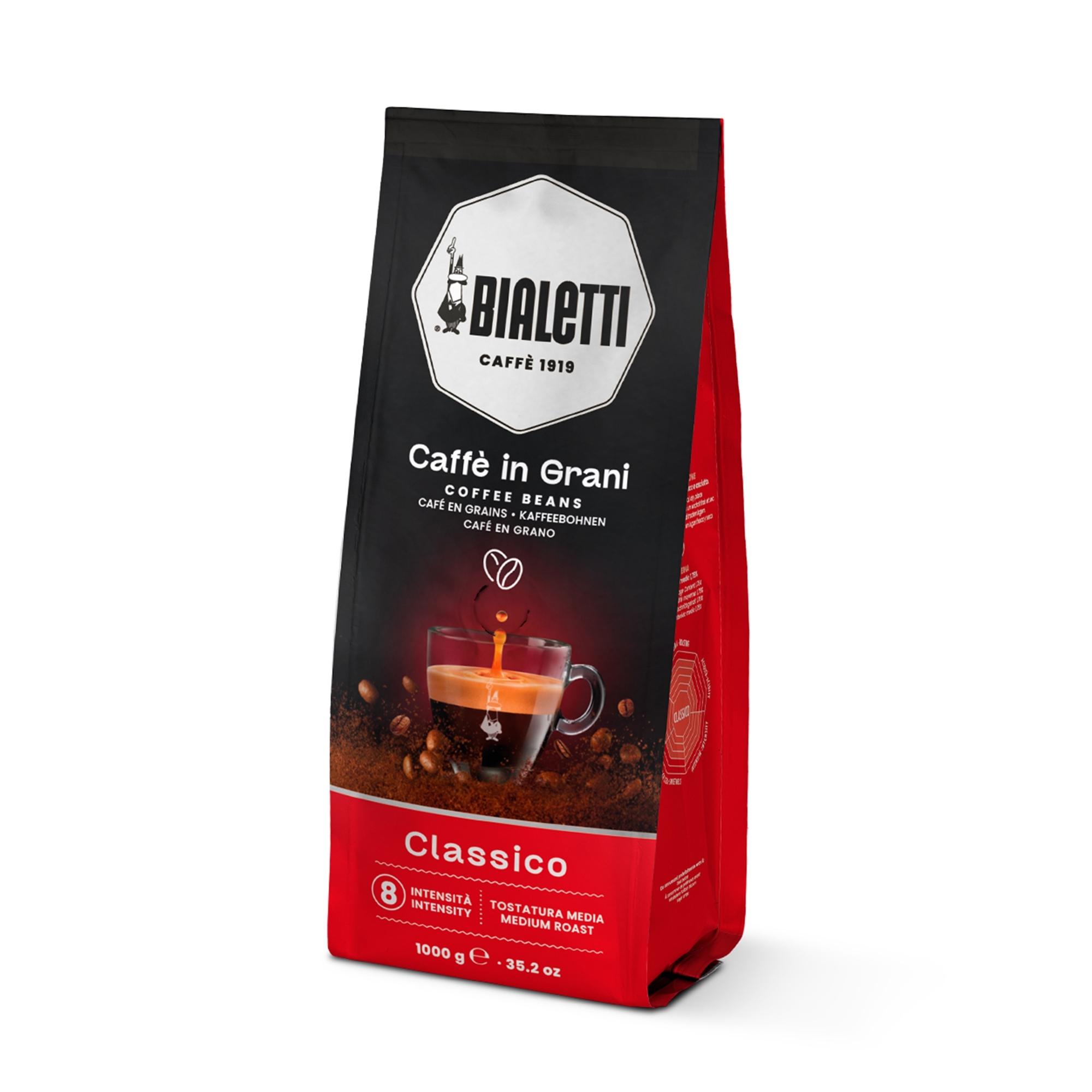 Bialetti - Caffè in Grani Classico, Kaffeebohnen 1000g