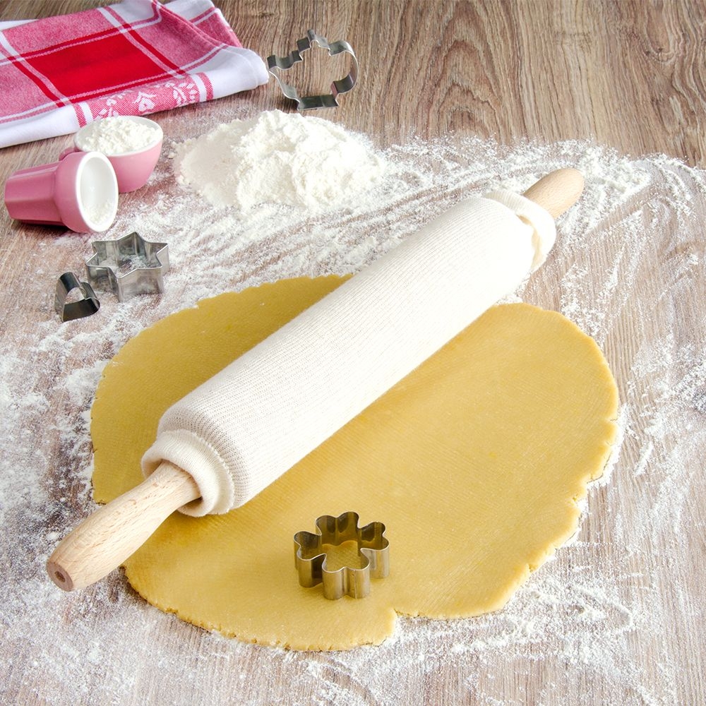 Städter - Rolling pin covers - ø 5–8 x 35 cm - natural - Set of 2