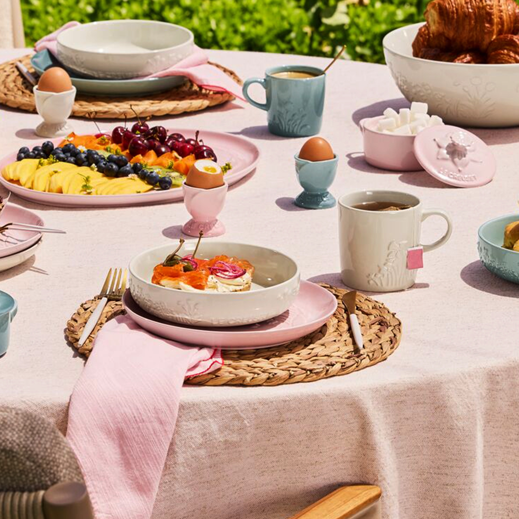 Le Creuset - 2er Set Eierbecher - Jardin - Shell Pink Le Creuset - 2er Set Eierbecher - Jardin - Shell Pink