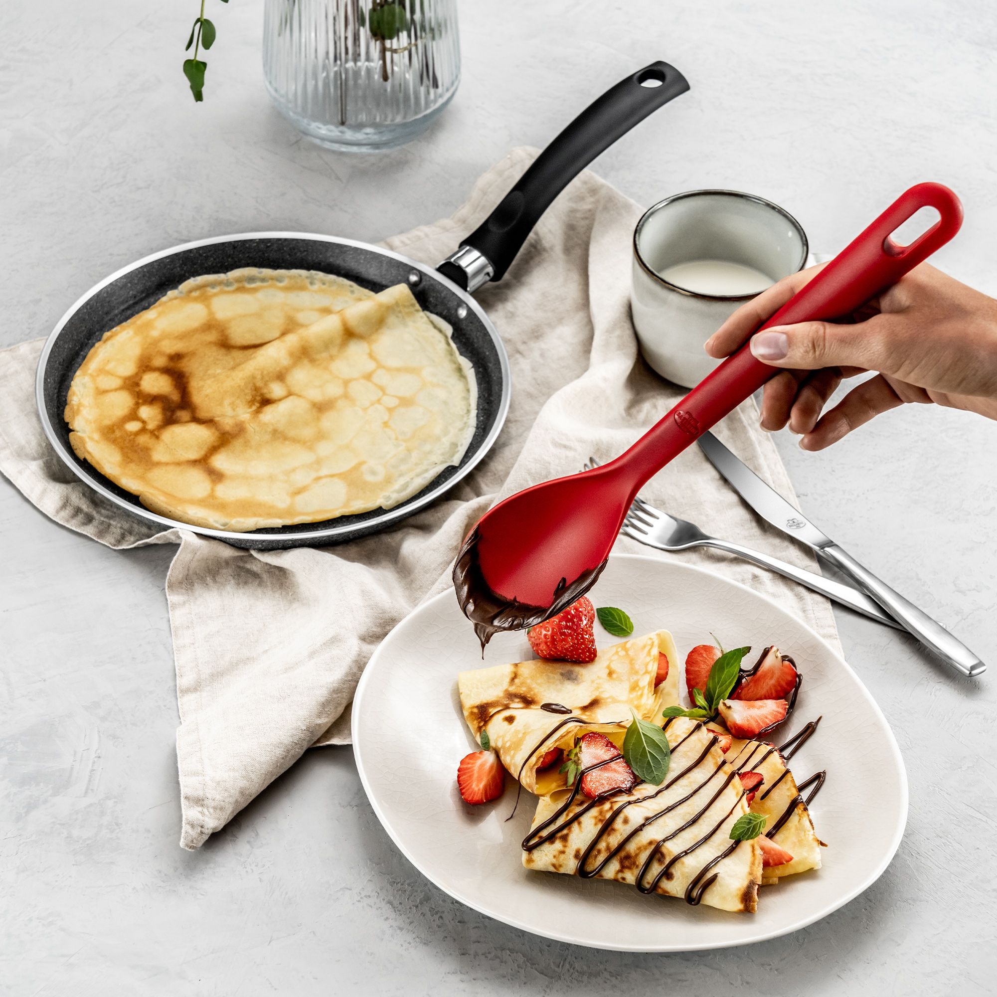 BALLARINI - cooking spoon | Rosso | 31 cm BALLARINI - cooking spoon | Rosso | 31 cm