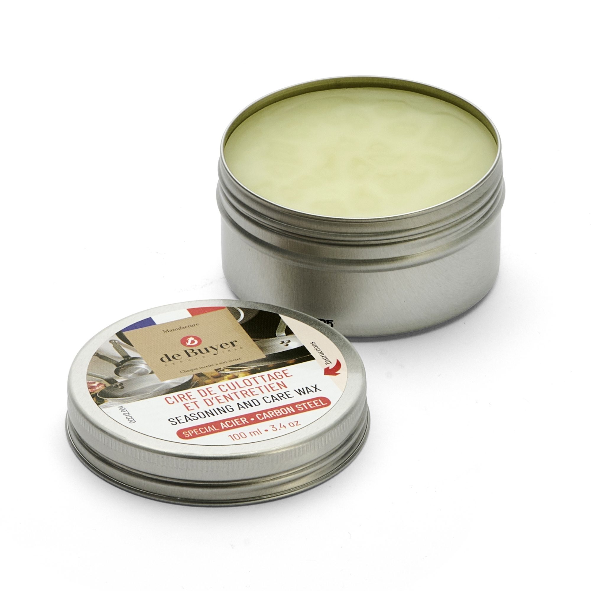 de Buyer - Einbrennwachs und Eisenpflege 100 ml