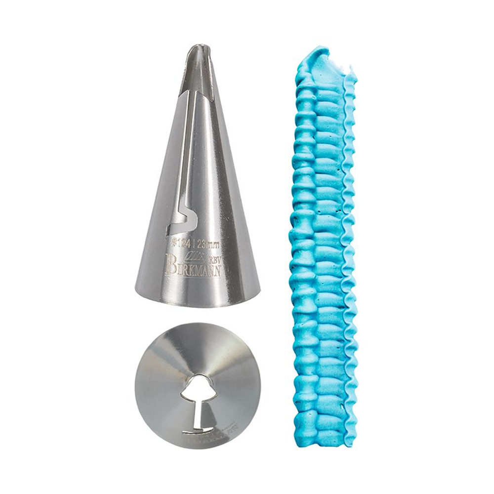 RBV Birkmann - ruffle nozzle, bent #124 - 23 mm