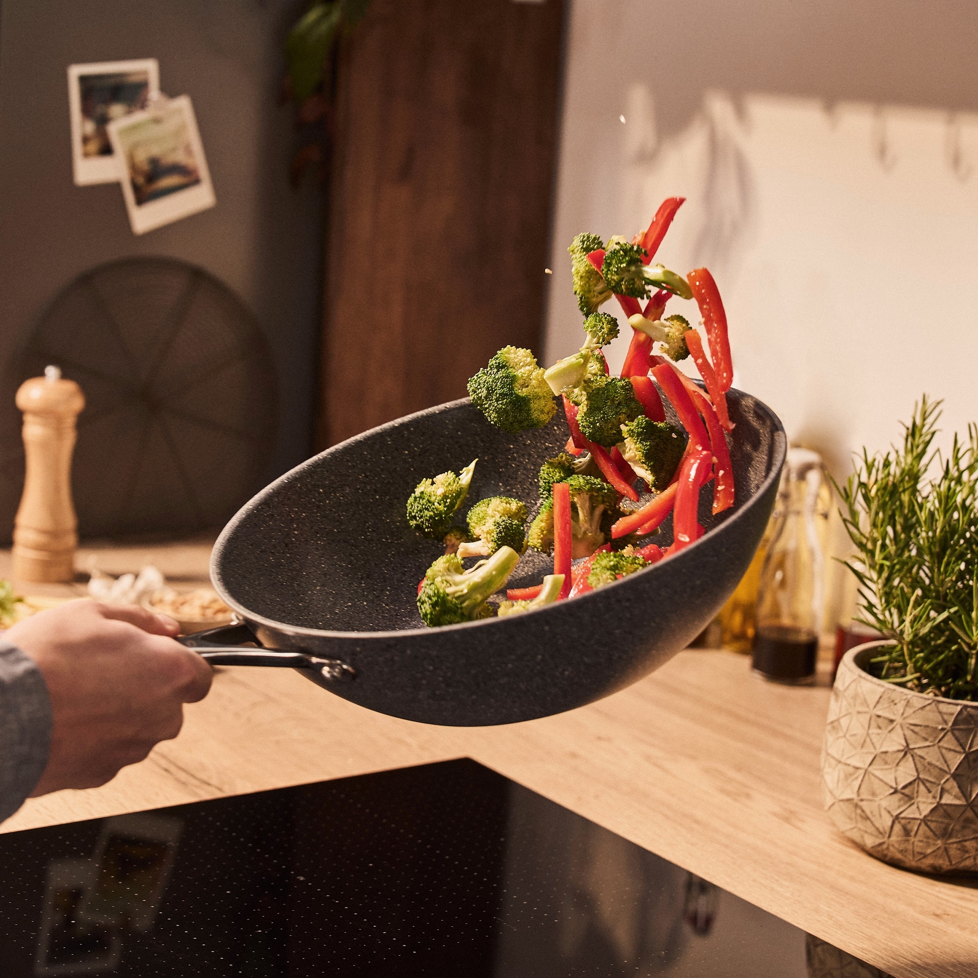 BALLARINI - Wok | Salina | 30 cm | titanverstärkte keramische Antihaftbeschichtung
