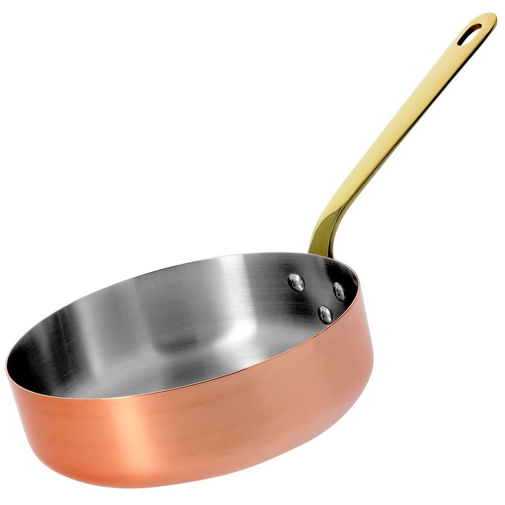 de Buyer - Sauté-pan with brass handle de Buyer - Sauté-pan with brass handle