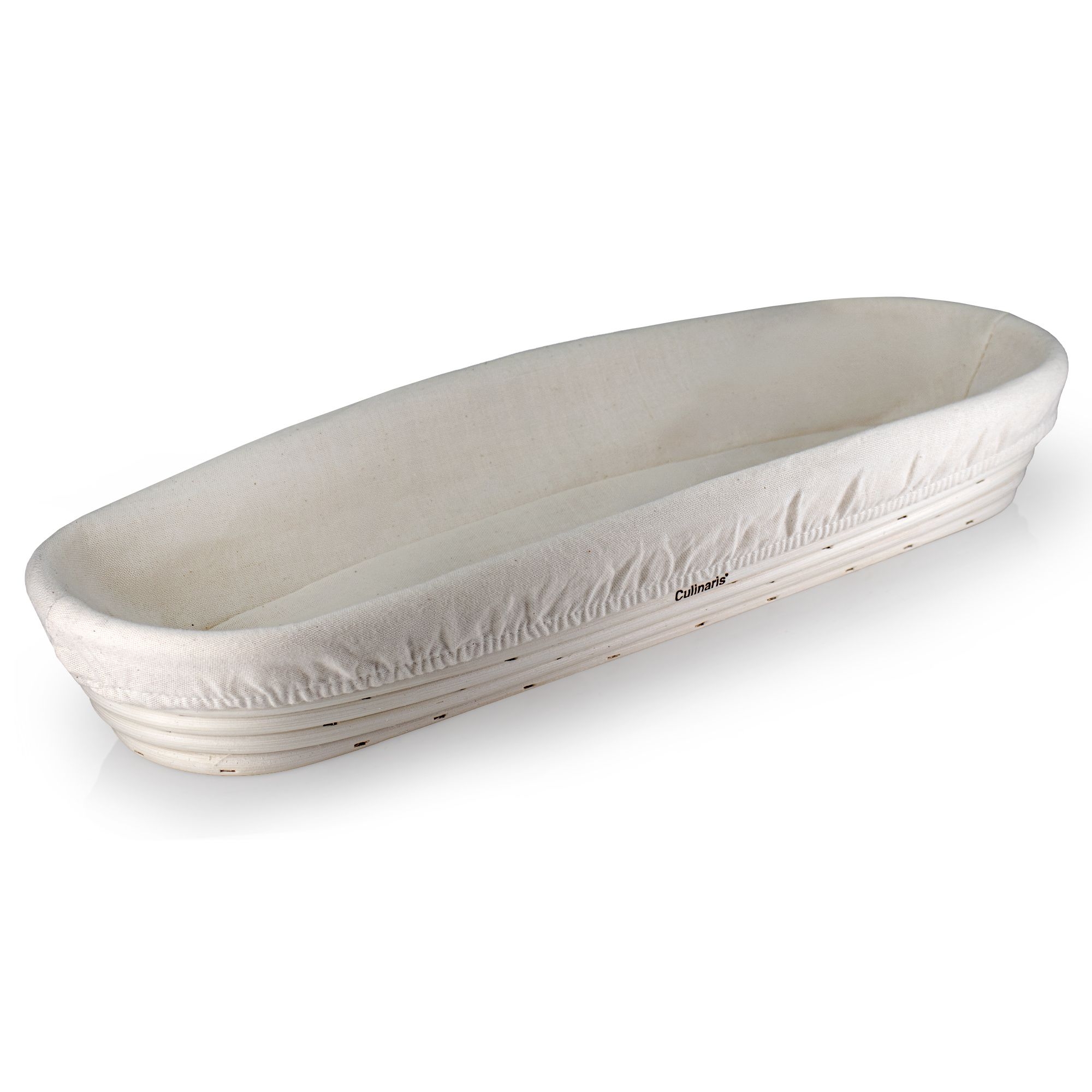 Proofing Basket elongated with liner - PADEIRO - 43 cm | Culinaris