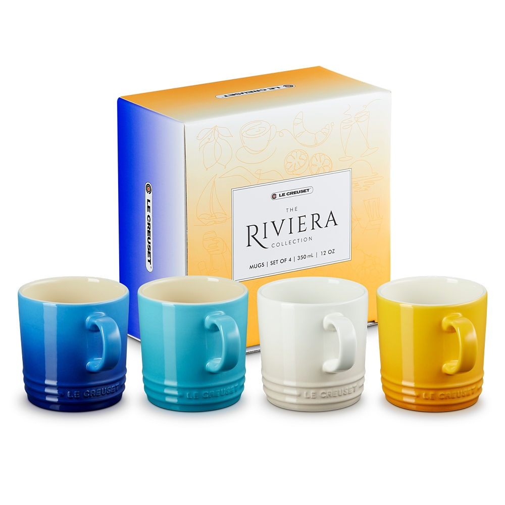 Le Creuset - Set of 4 Mug 350 ml - Riviera Collection