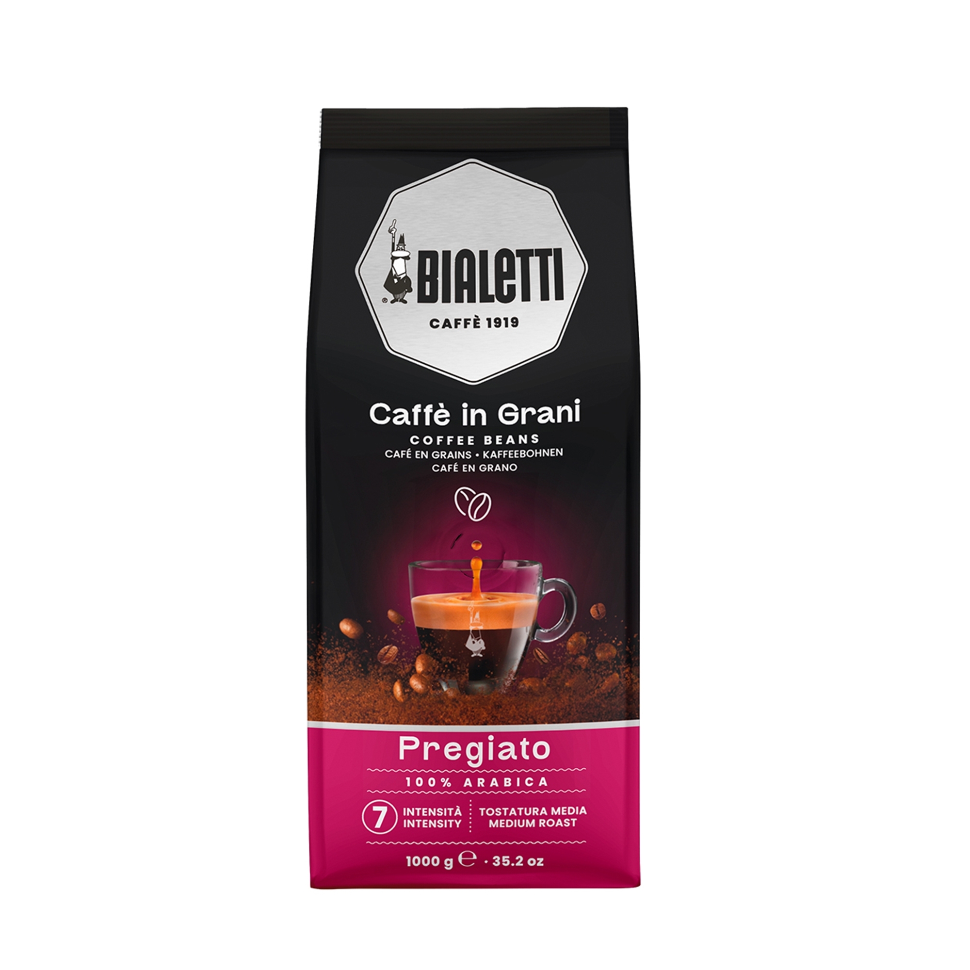 Bialetti - Caffè in Grani Pregiato, Kaffeebohnen 1000g